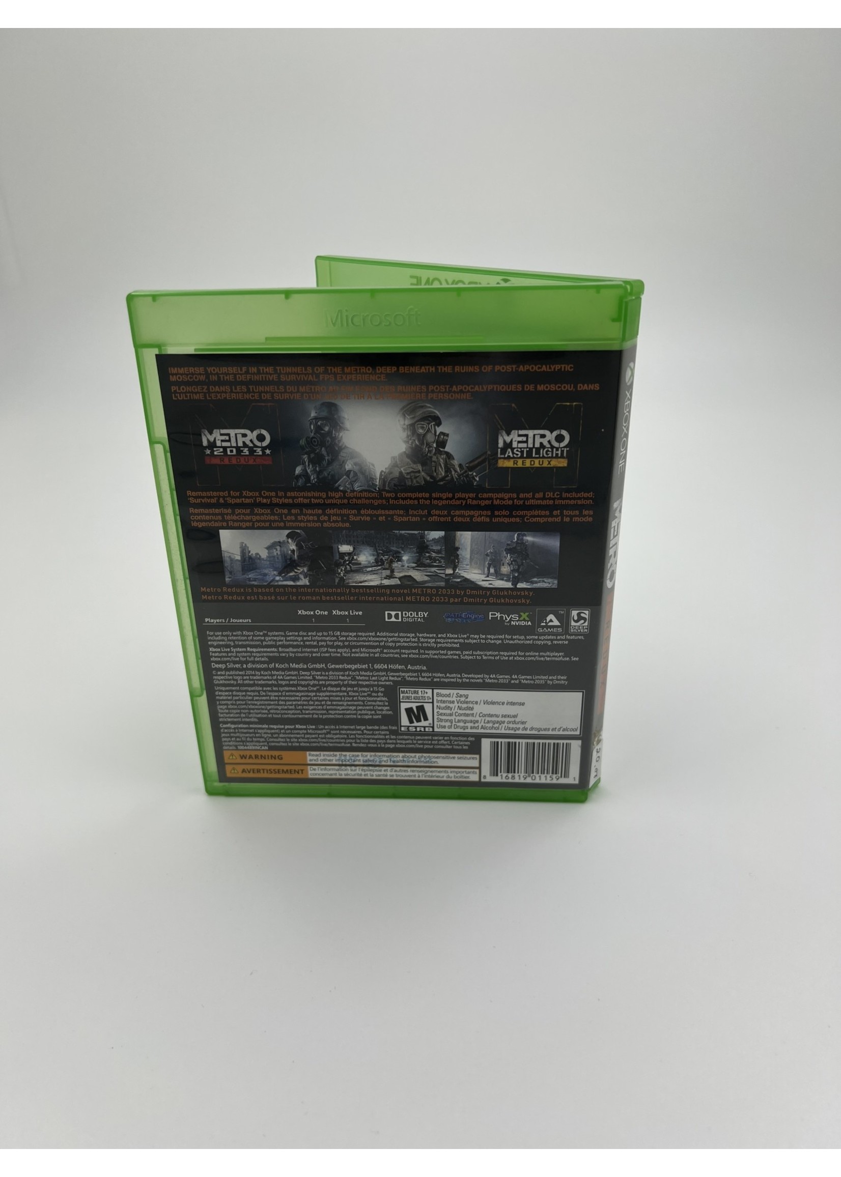 Xbox Metro Redux Xbox One