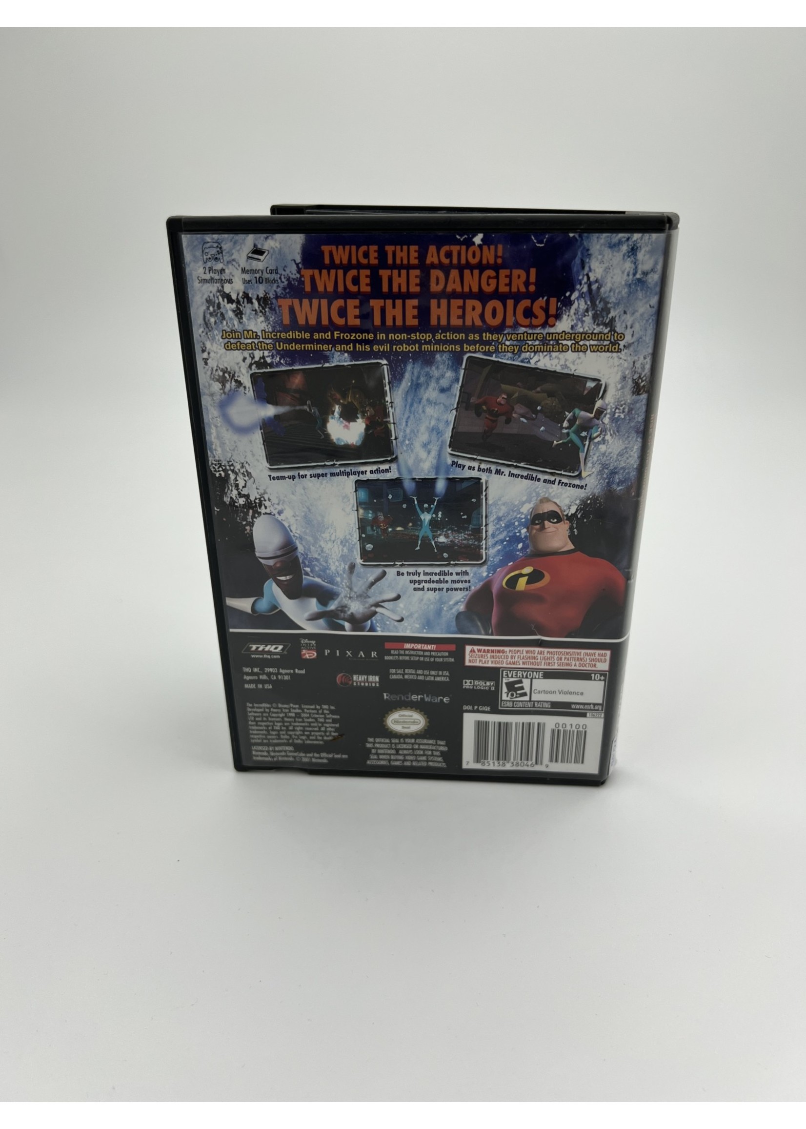 Nintendo Disney The Incredibles Rise Of The Underminer Gamecube