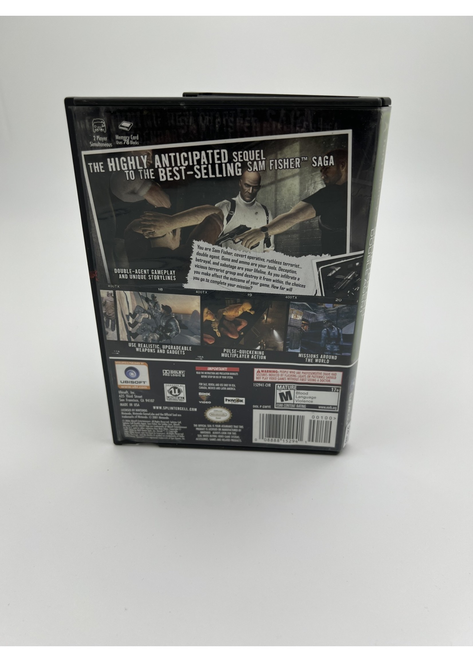 Nintendo Tom Clancy Splinter Cell Double Agent Gamecube
