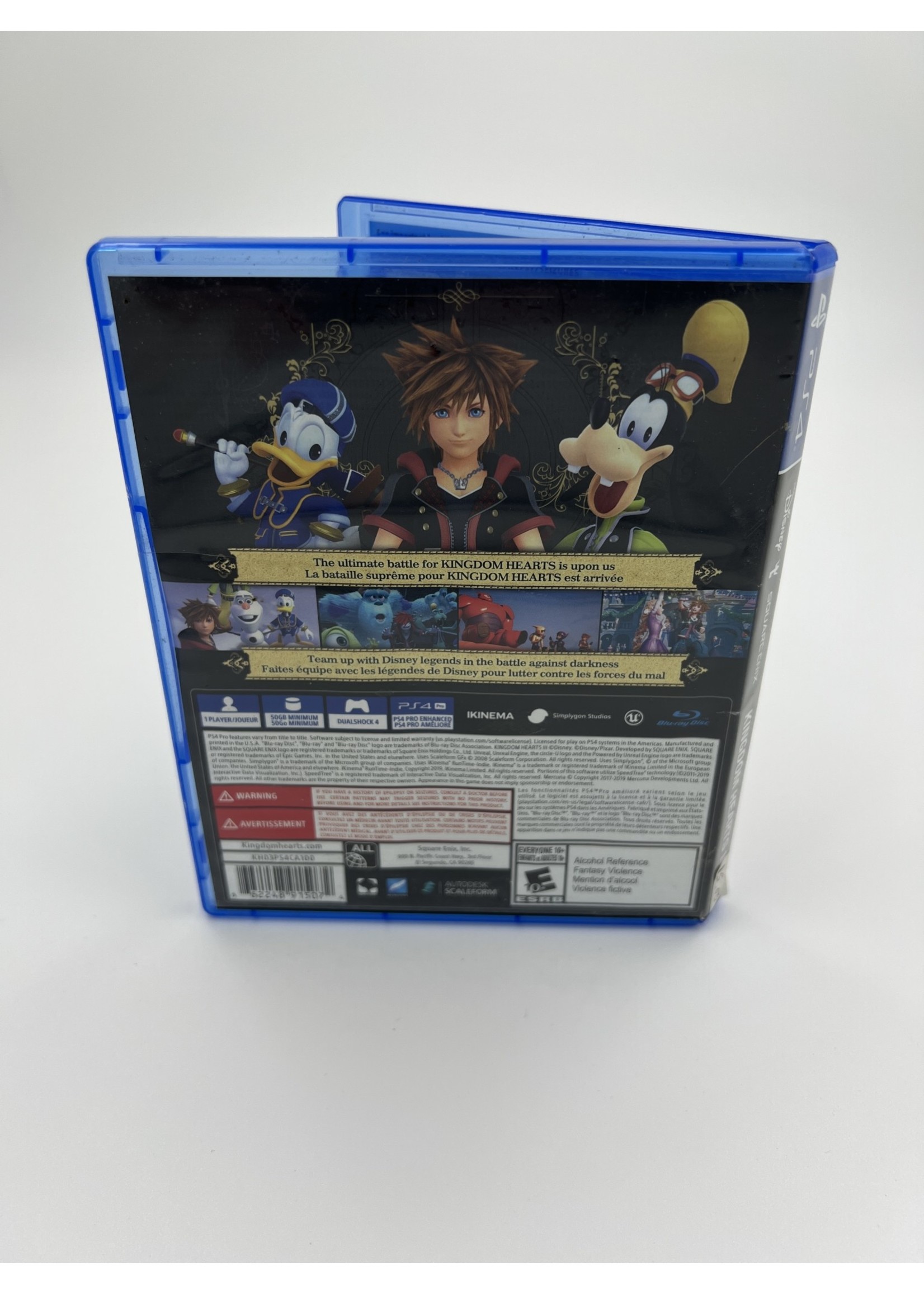 Sony Disney Kingdom Hearts 3 Ps4