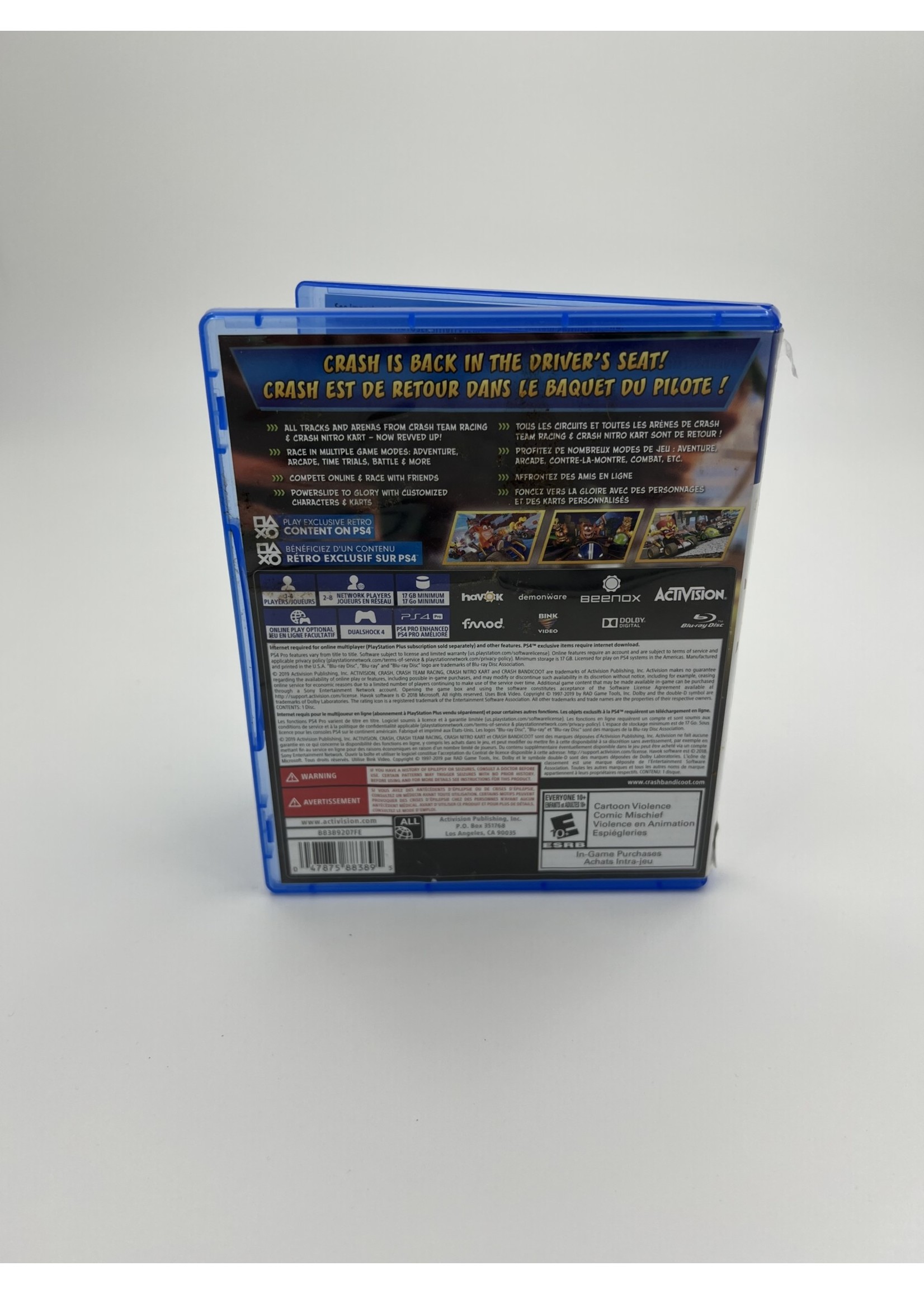 Sony Ctr Crash Team Racing Nitro Fueled Ps4