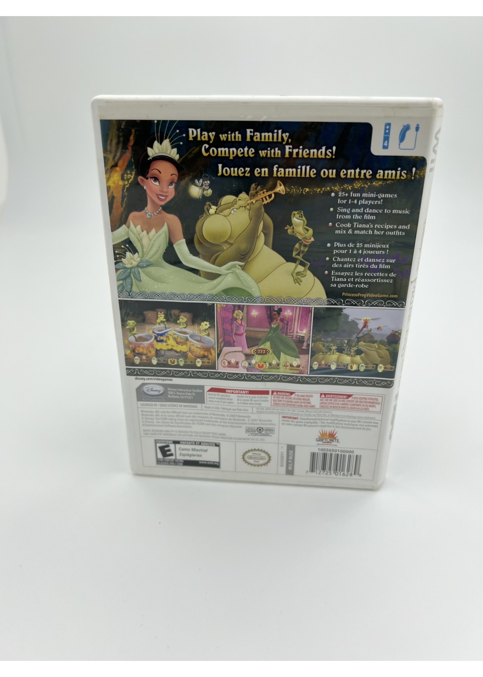Nintendo Disney The Princess And The Frog Wii