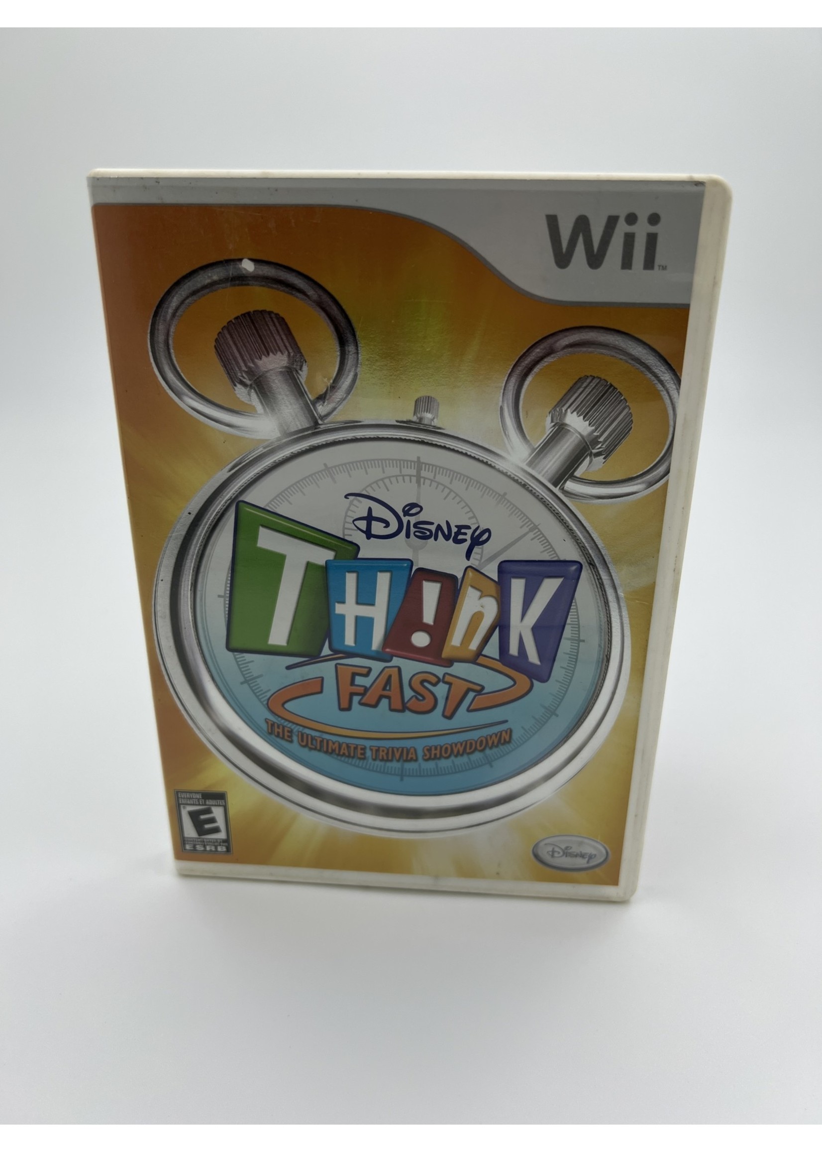 Nintendo Disney Think Fast The Ultimate Trivia Showdown Wii