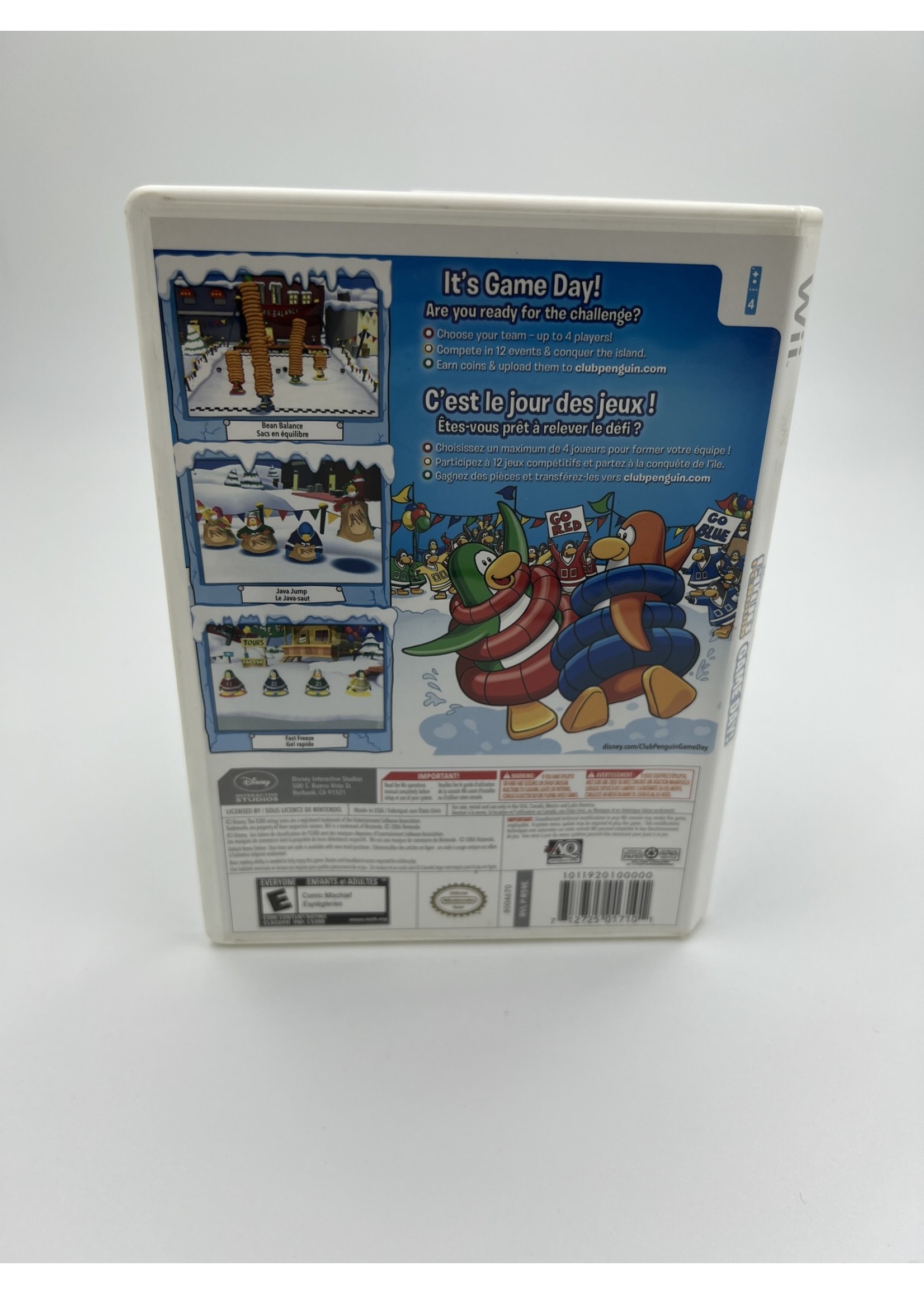 Nintendo Disney Club Penguin Game Day Wii