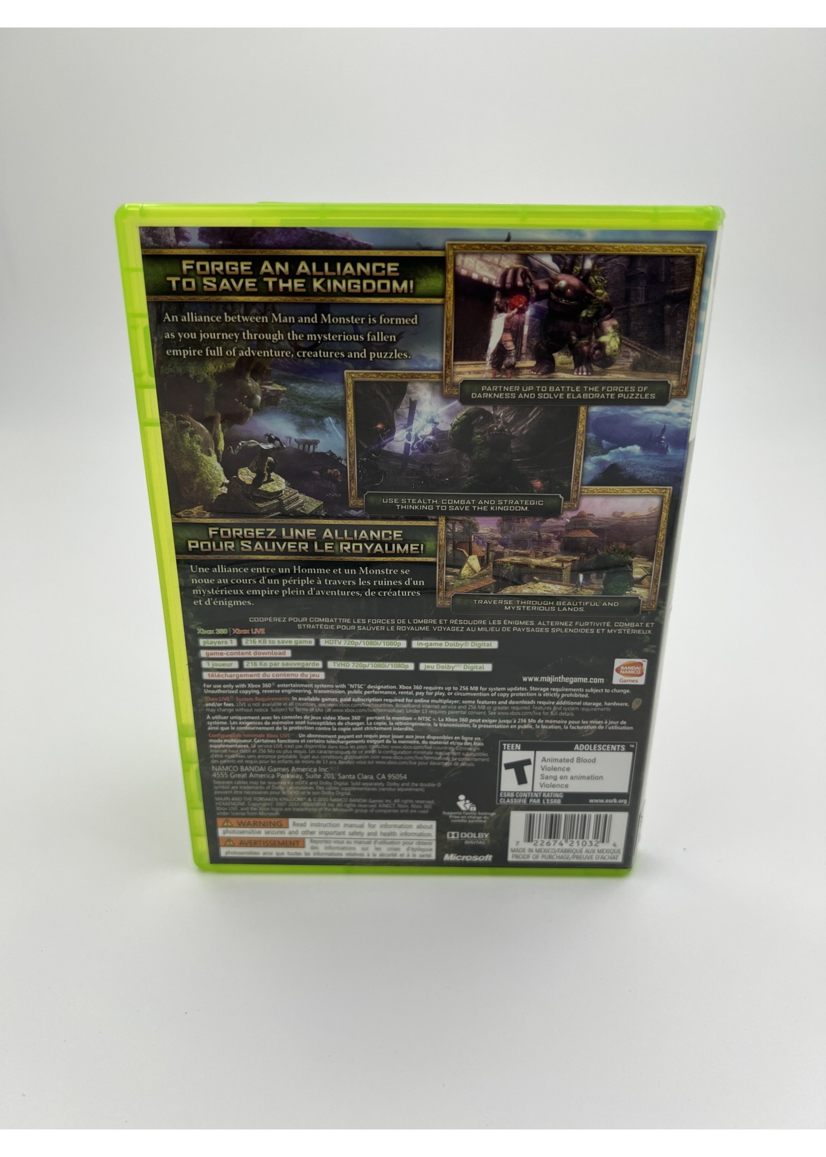 Xbox Majin And The Forsaken Kingdom Xbox 360