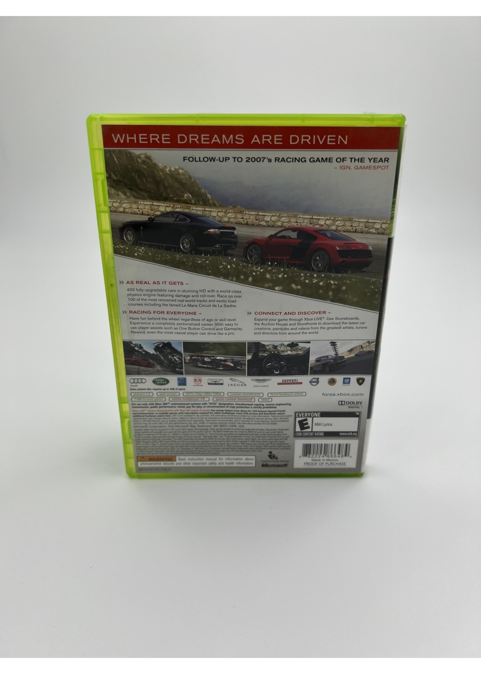 Xbox Forza Motorsport 3 Xbox 360