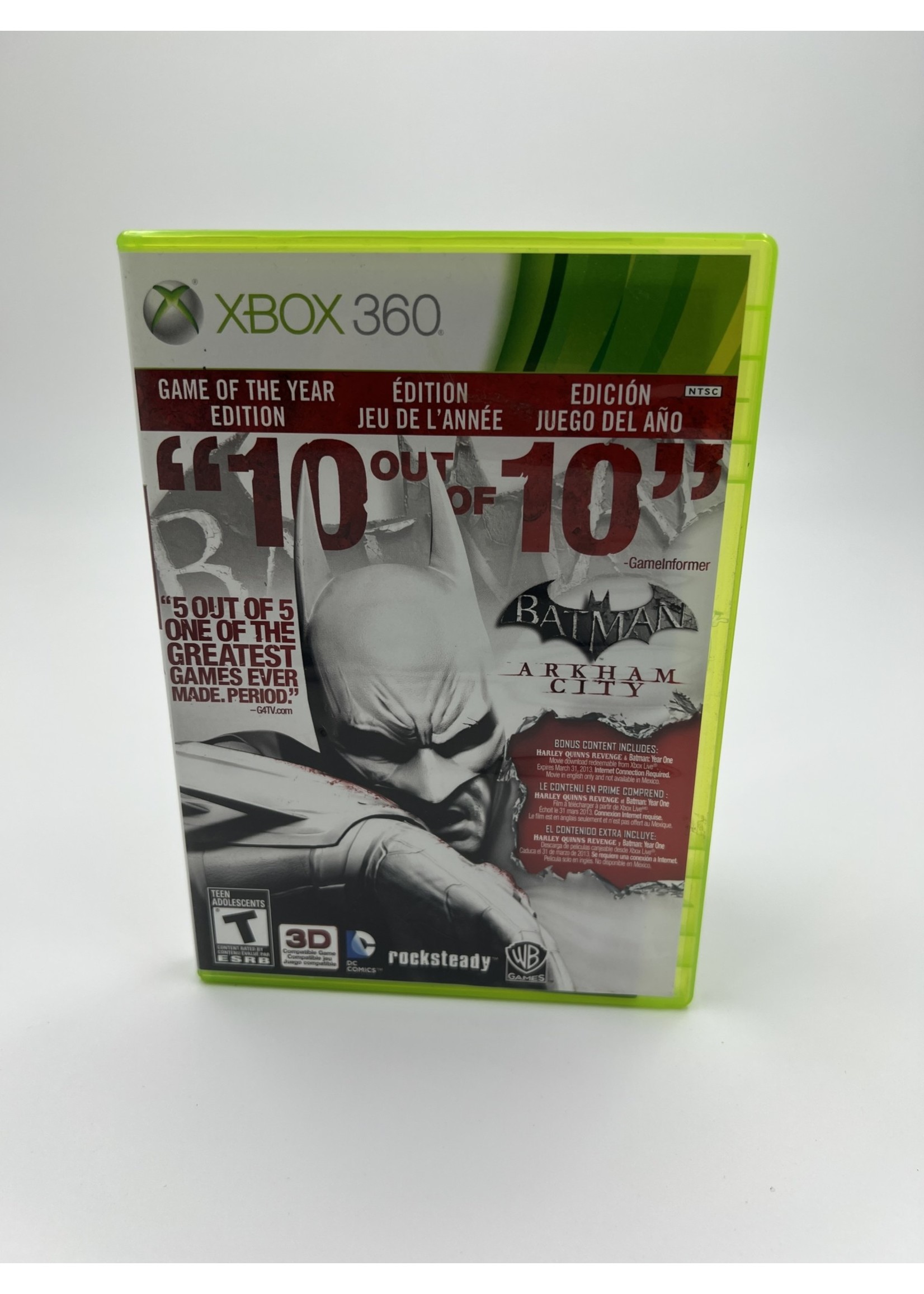 Xbox Batman Arkham City Xbox 360
