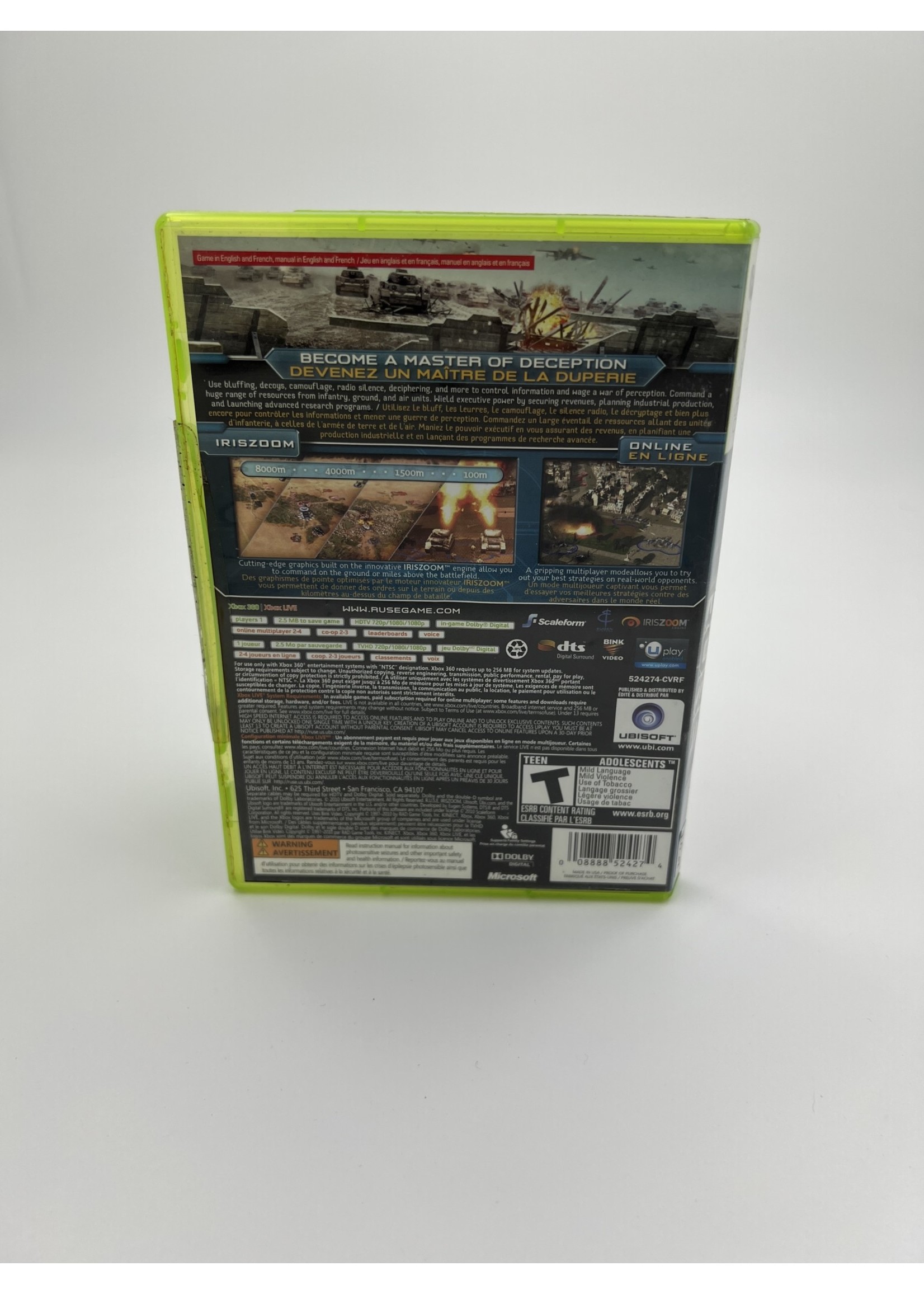 Xbox Ruse The Art Of Deception Xbox 360