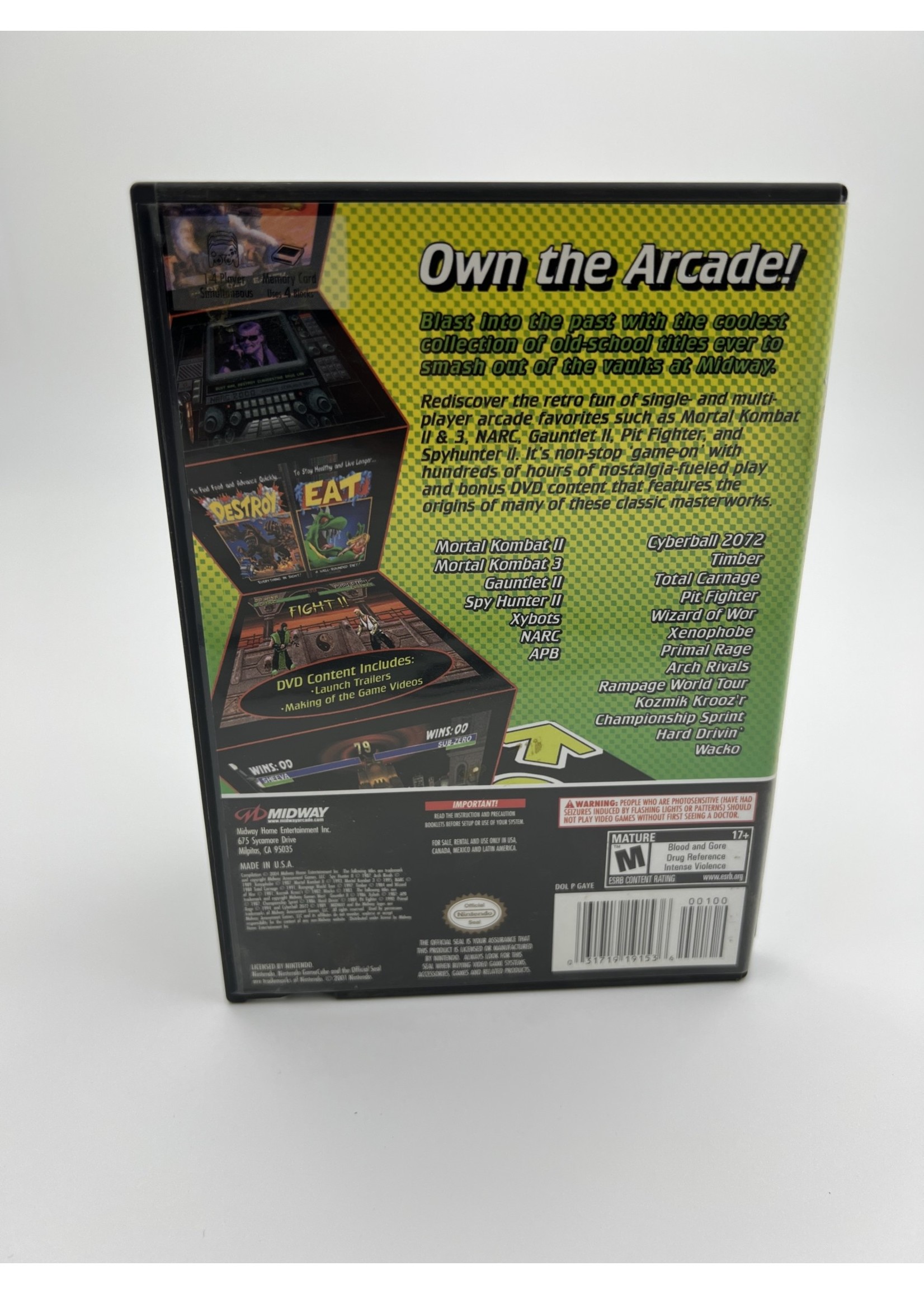 Nintendo Midway Arcade Treasures 2 Gamecube