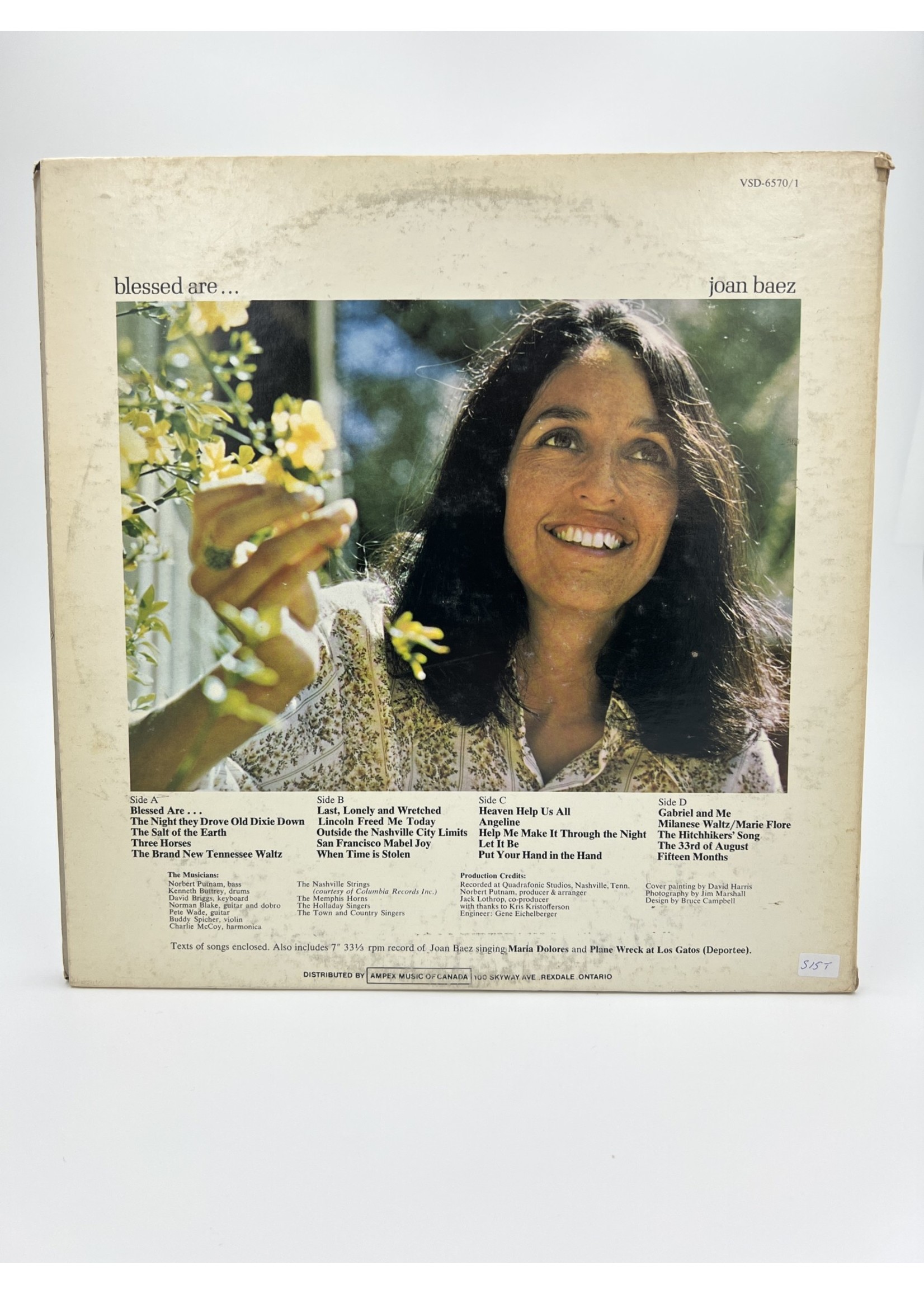 LP Joan Baez Blessed Are Lp Record