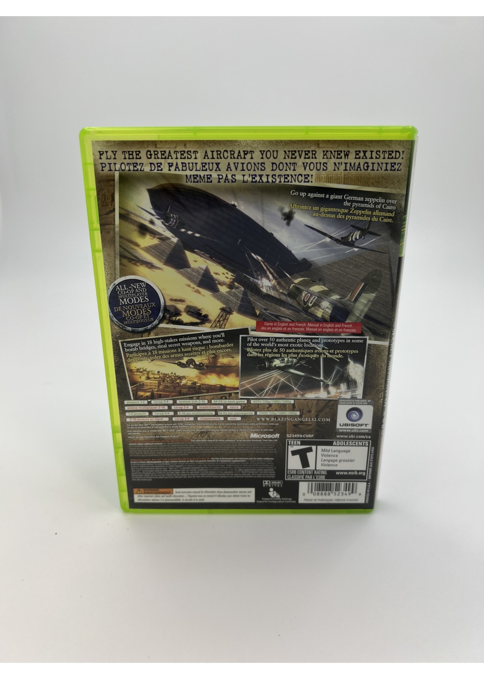 Xbox Blazing Angels 2 Xbox 360