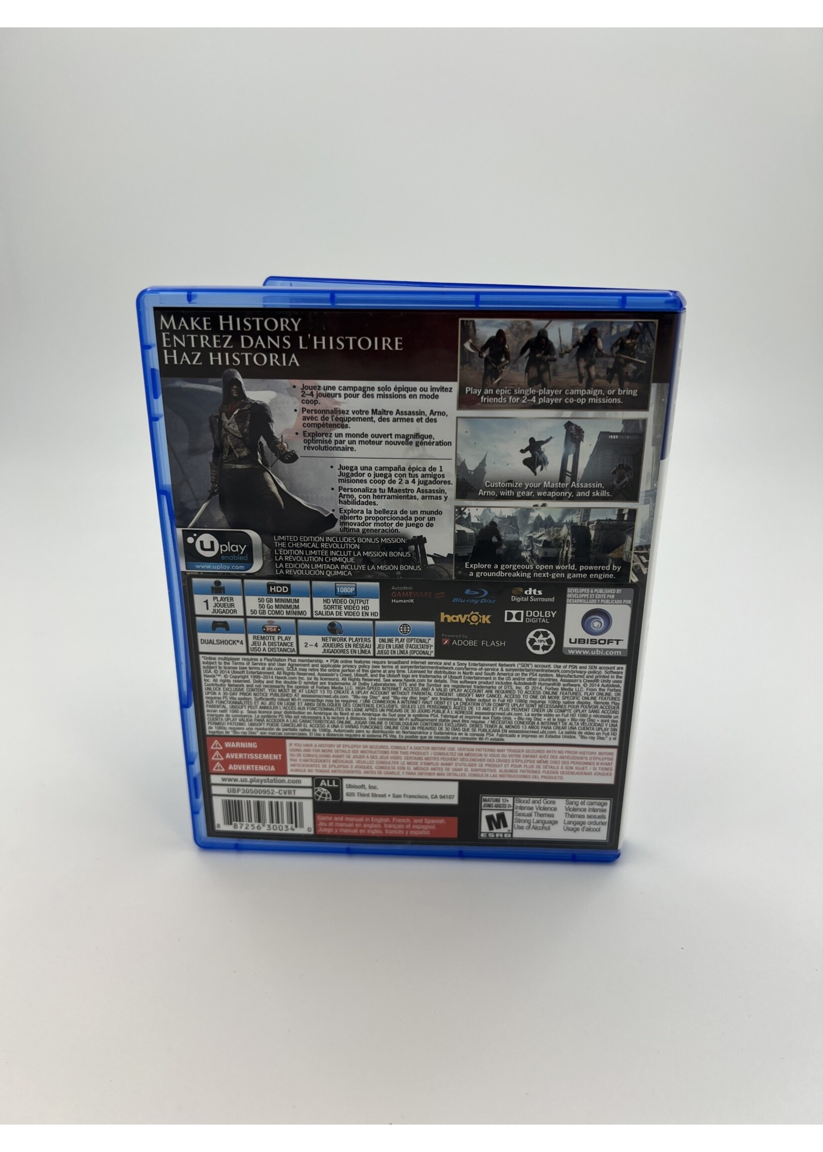 Sony Assassins Creed Unity PS4