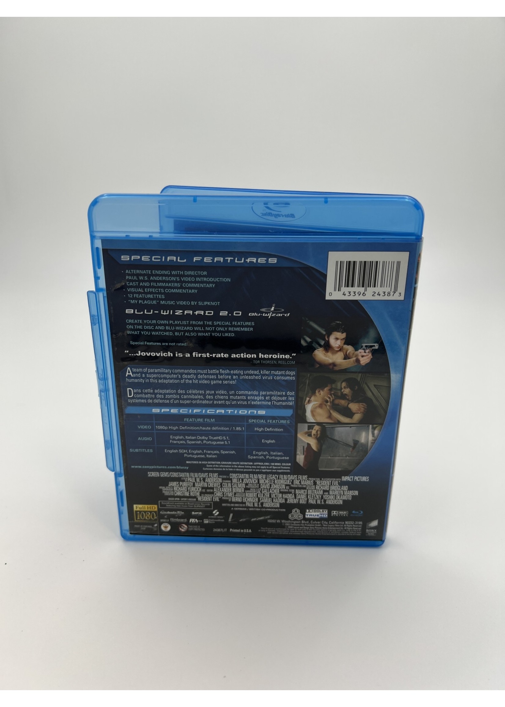 Bluray Resident Evil Bluray