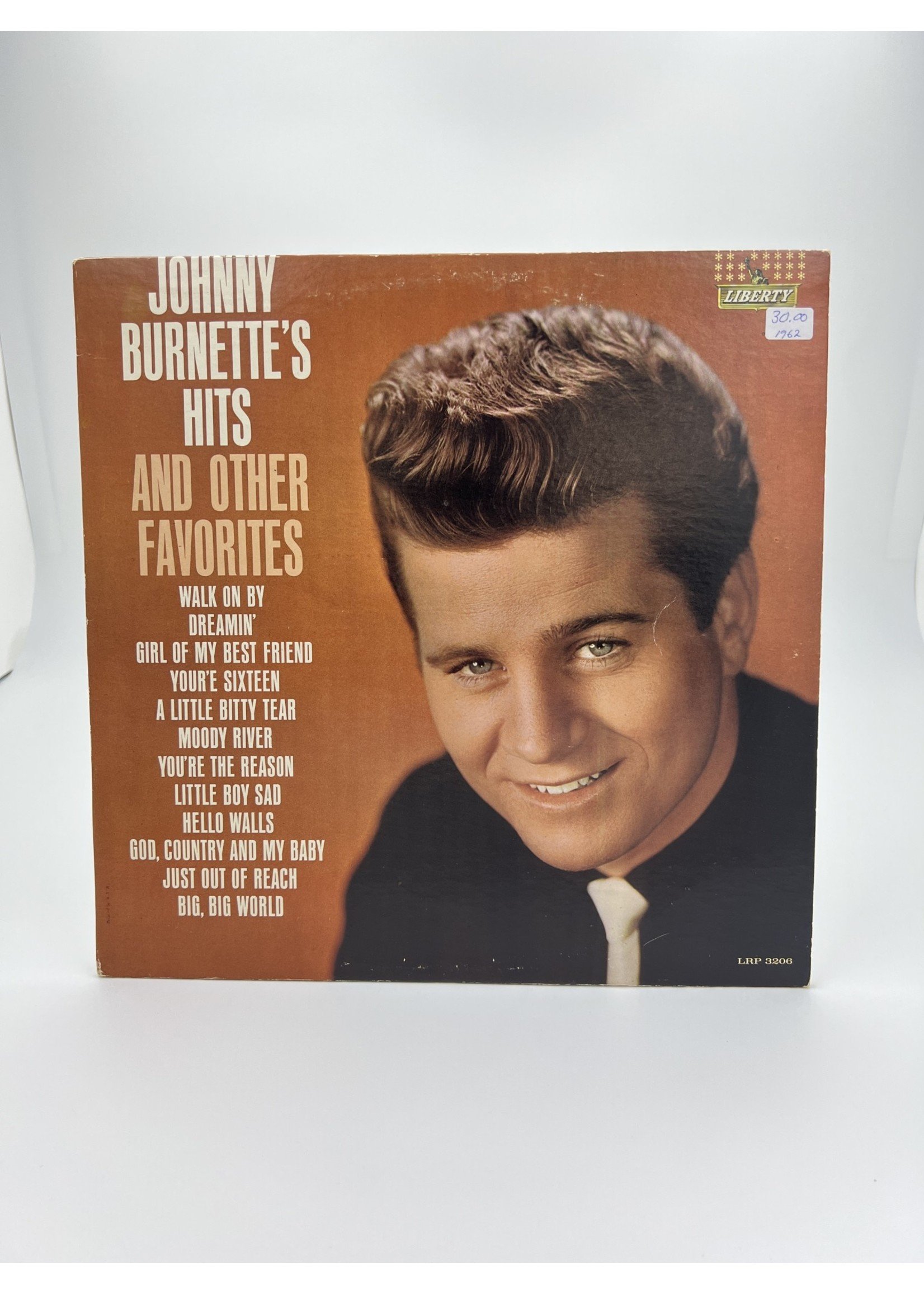 LP Johnny Burnettes Hits And Other Favorites Lp Record