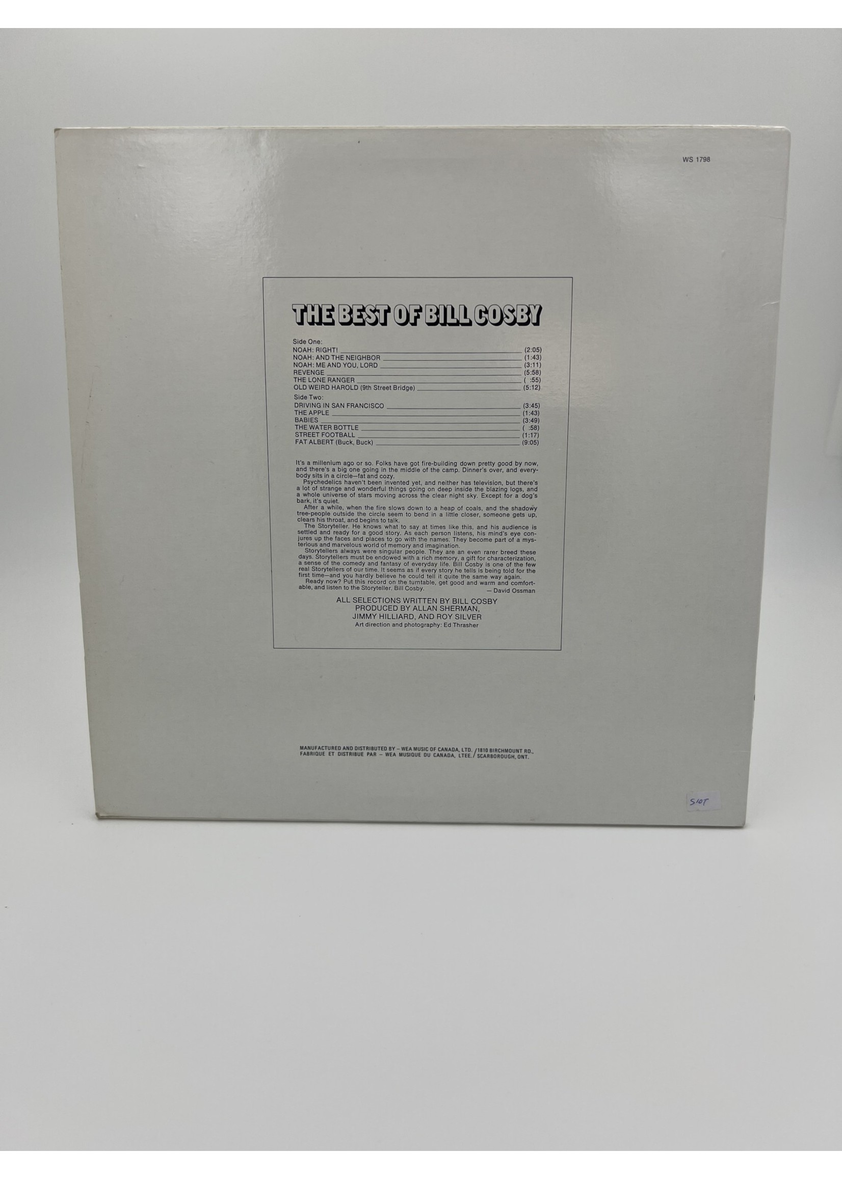 LP The Best Of Bill Cosby Lp Record