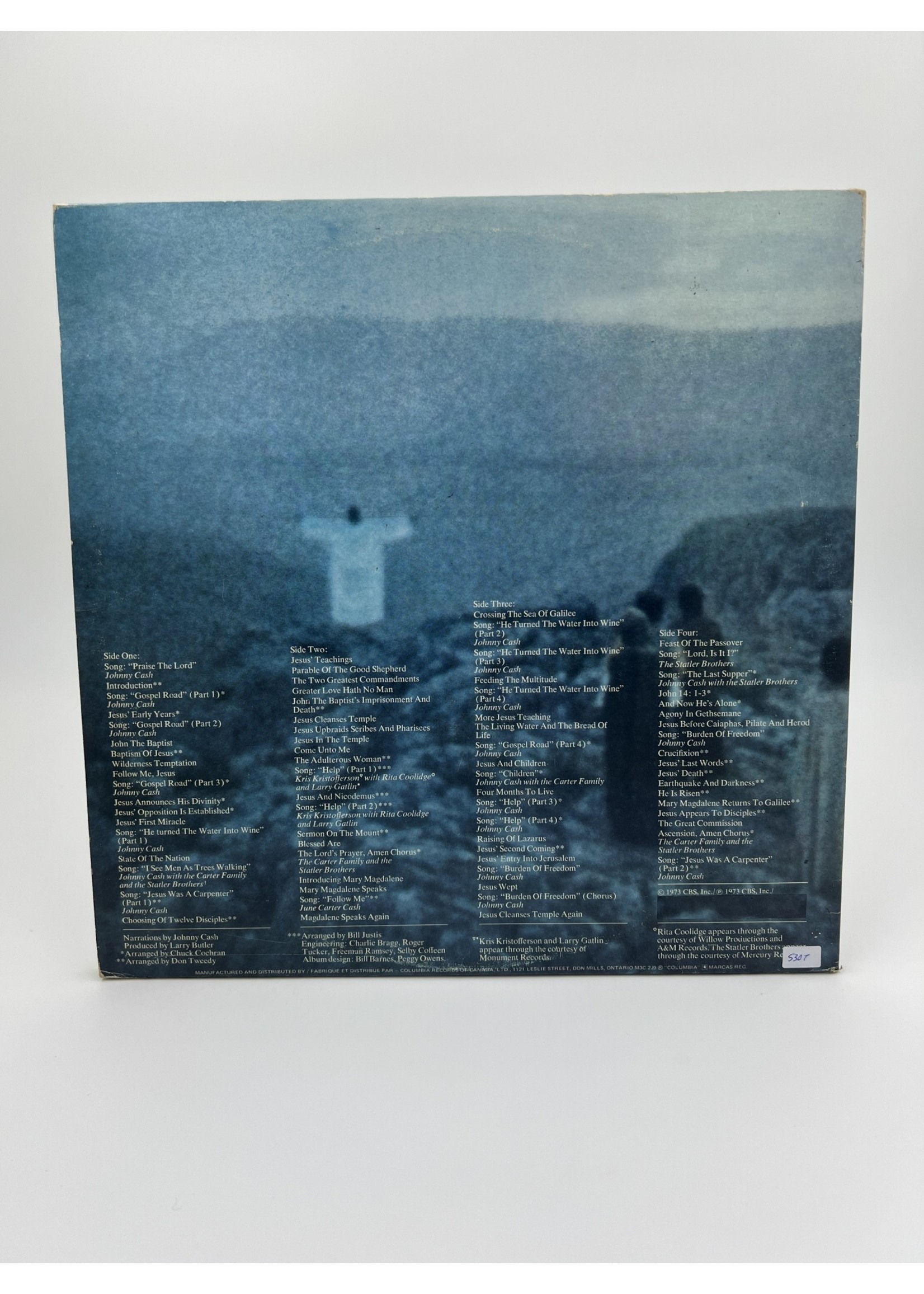LP Johnny Cash The Gospel Road Motion Picture Soundtrack Lp 2 Record