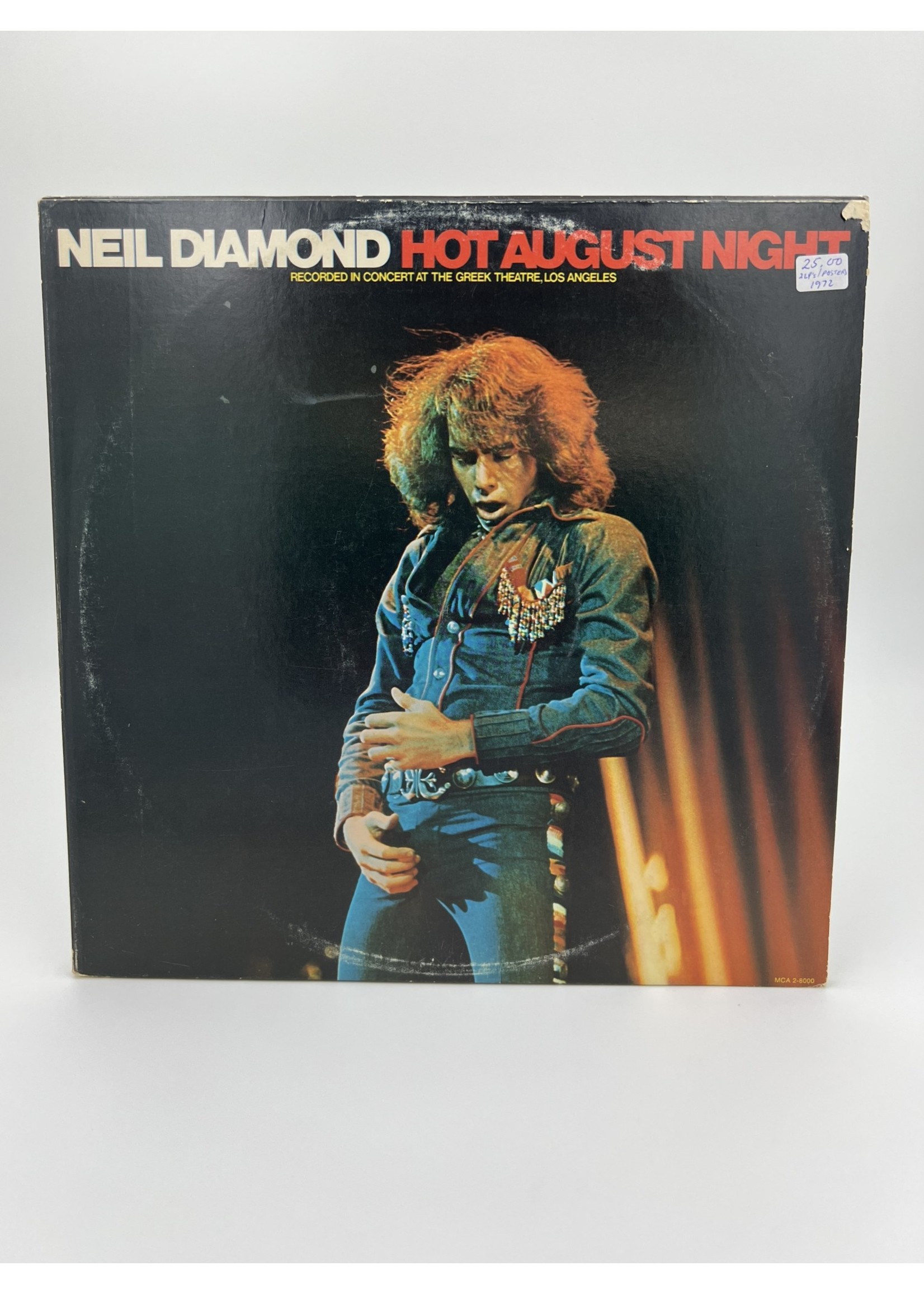 LP Neil Diamond Hot August Night Lp 2 Record