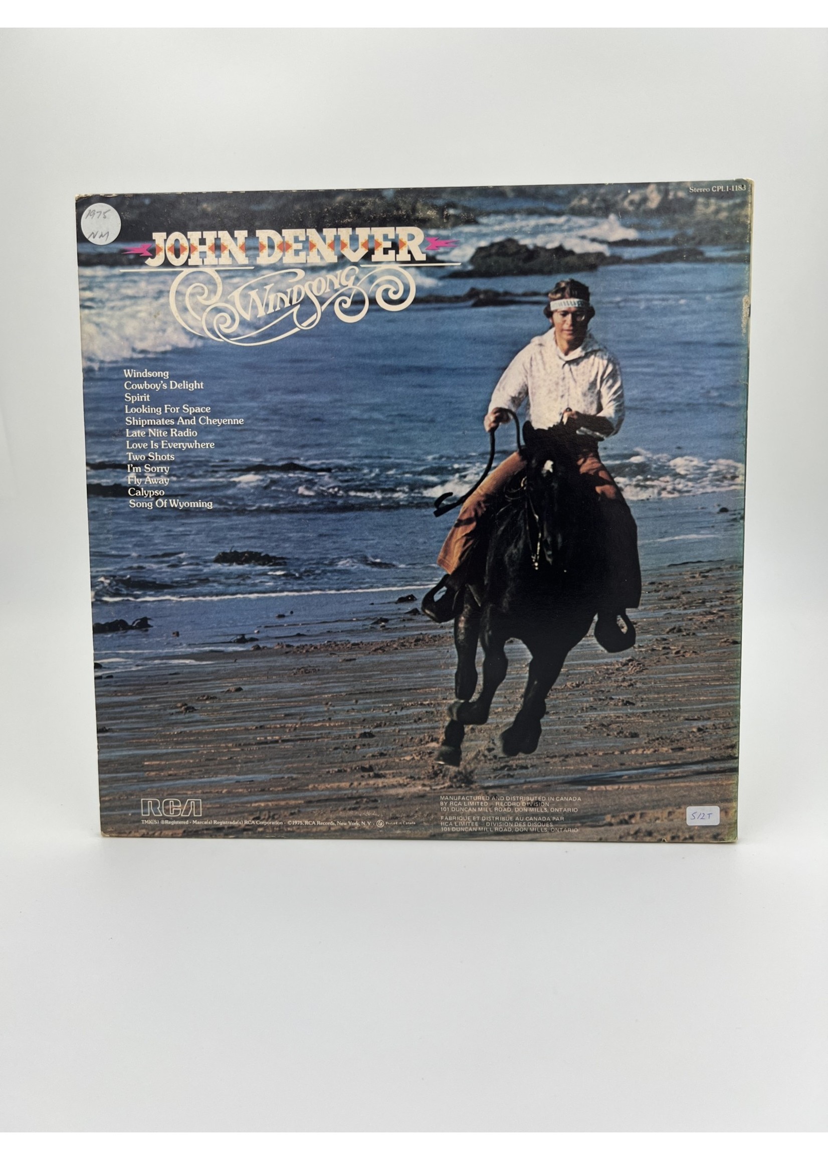 LP John Denver Windsong Lp Record