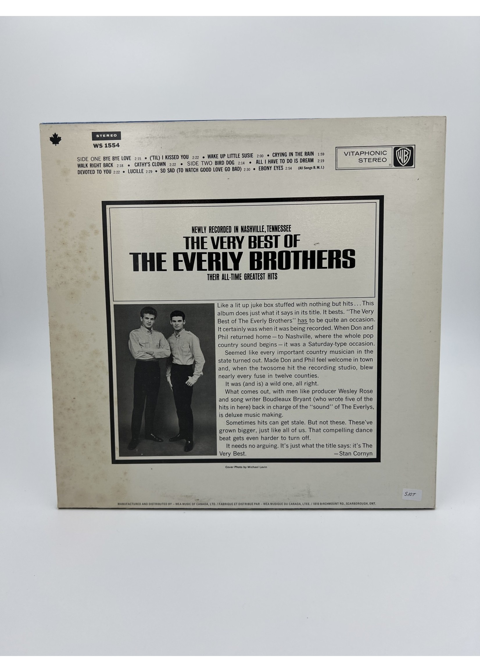 LP The Very Best Of The Everly Brothers Lp Record