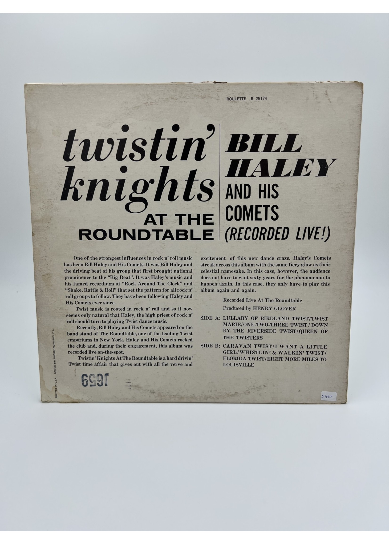 LP Bill Haley And His Comets Twistin Knights At The Roundtable Lp Record