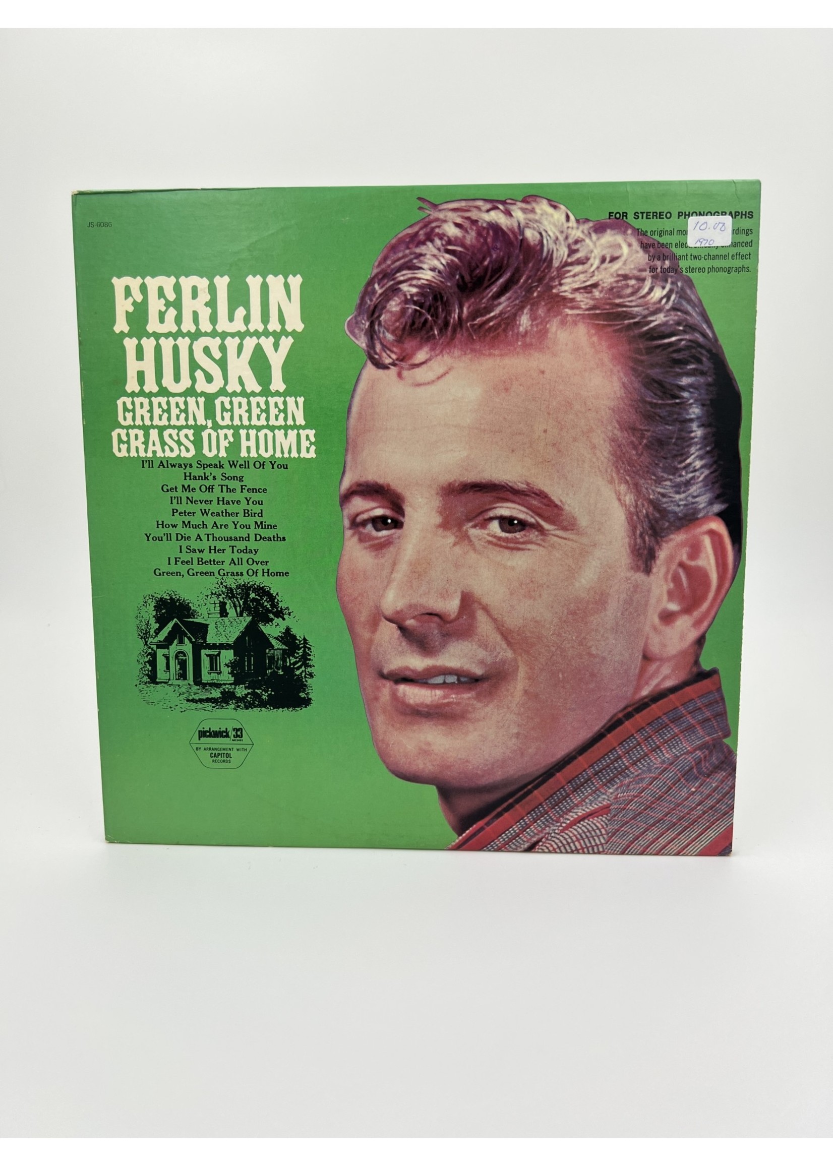 LP Ferlin Husky Green Green Grass Of Home Lp Record