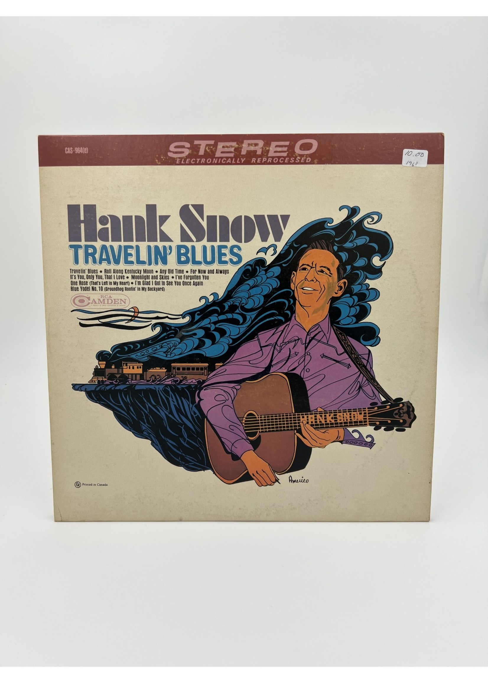 LP Hank Snow Travelin Blues LP RECORD