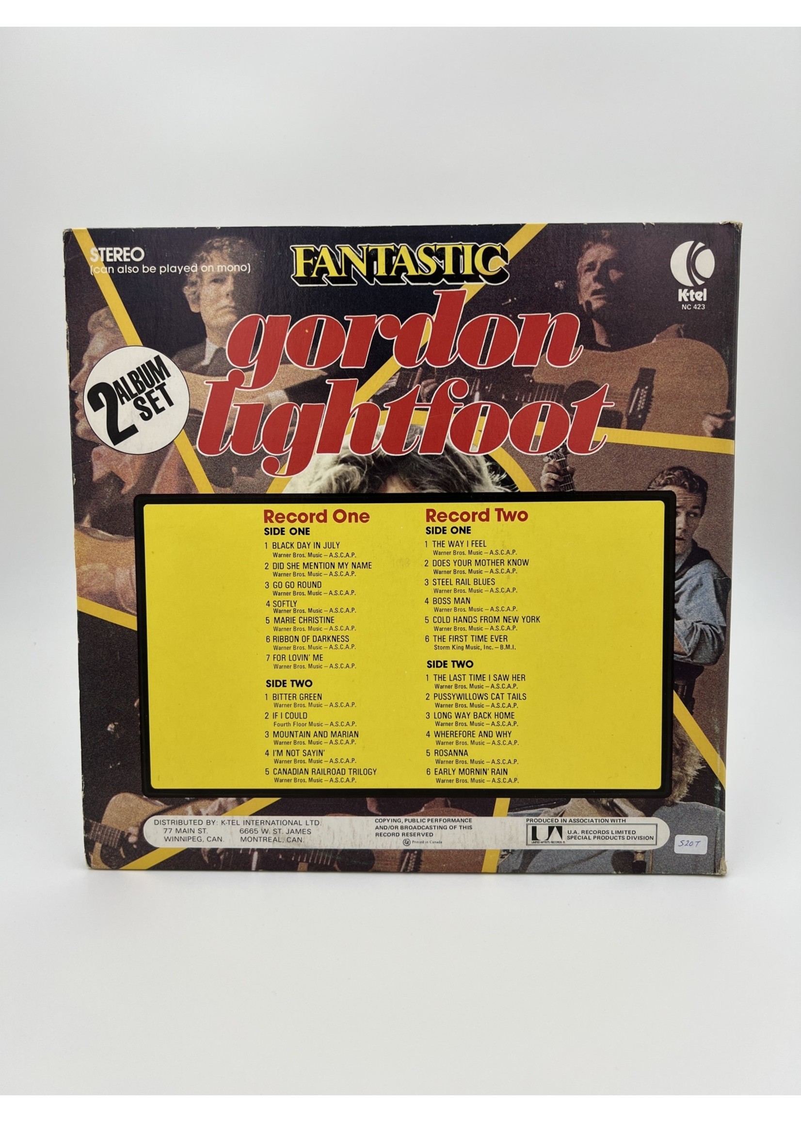LP Fantastic Gordon Lightfoot LP 2 RECORD