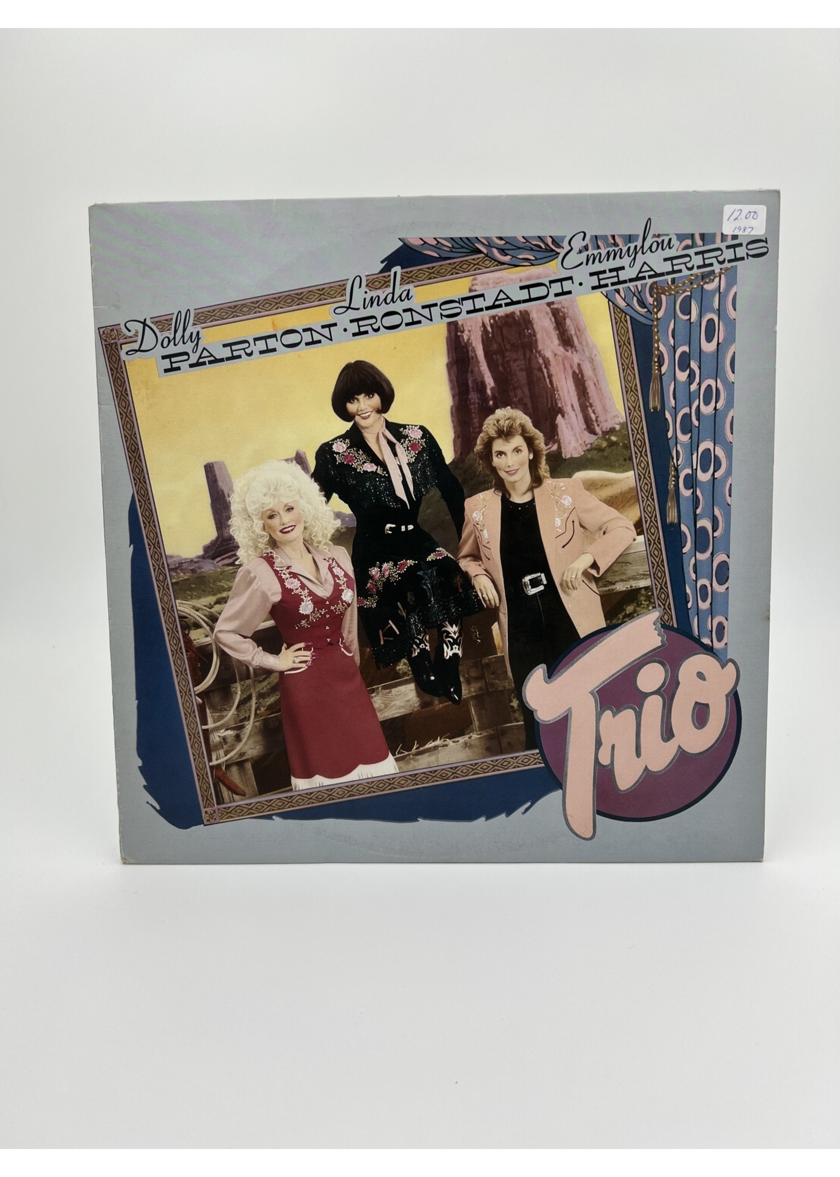 LP Dolly Parton Linda Ronstadt Emmylou Harris Trio LP RECORD