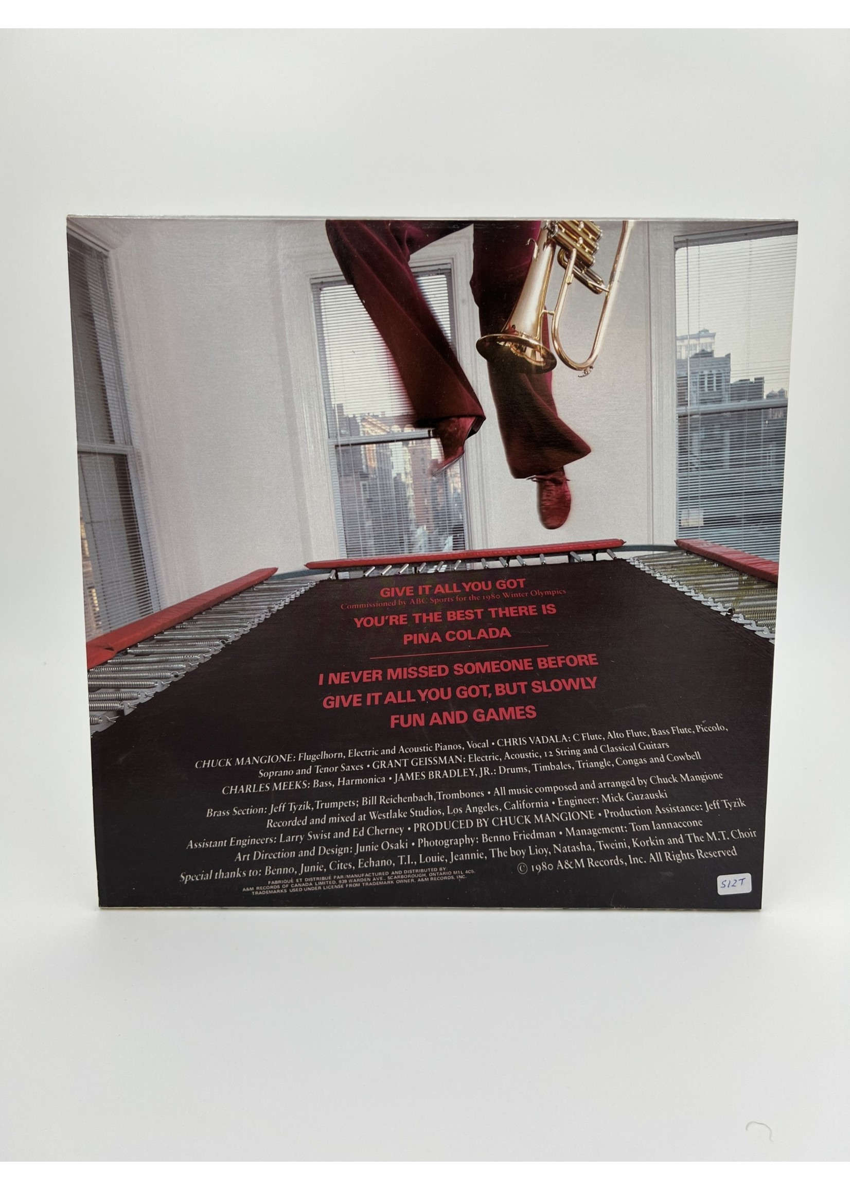 LP Chuck Mangione Fun And Games LP RECORD