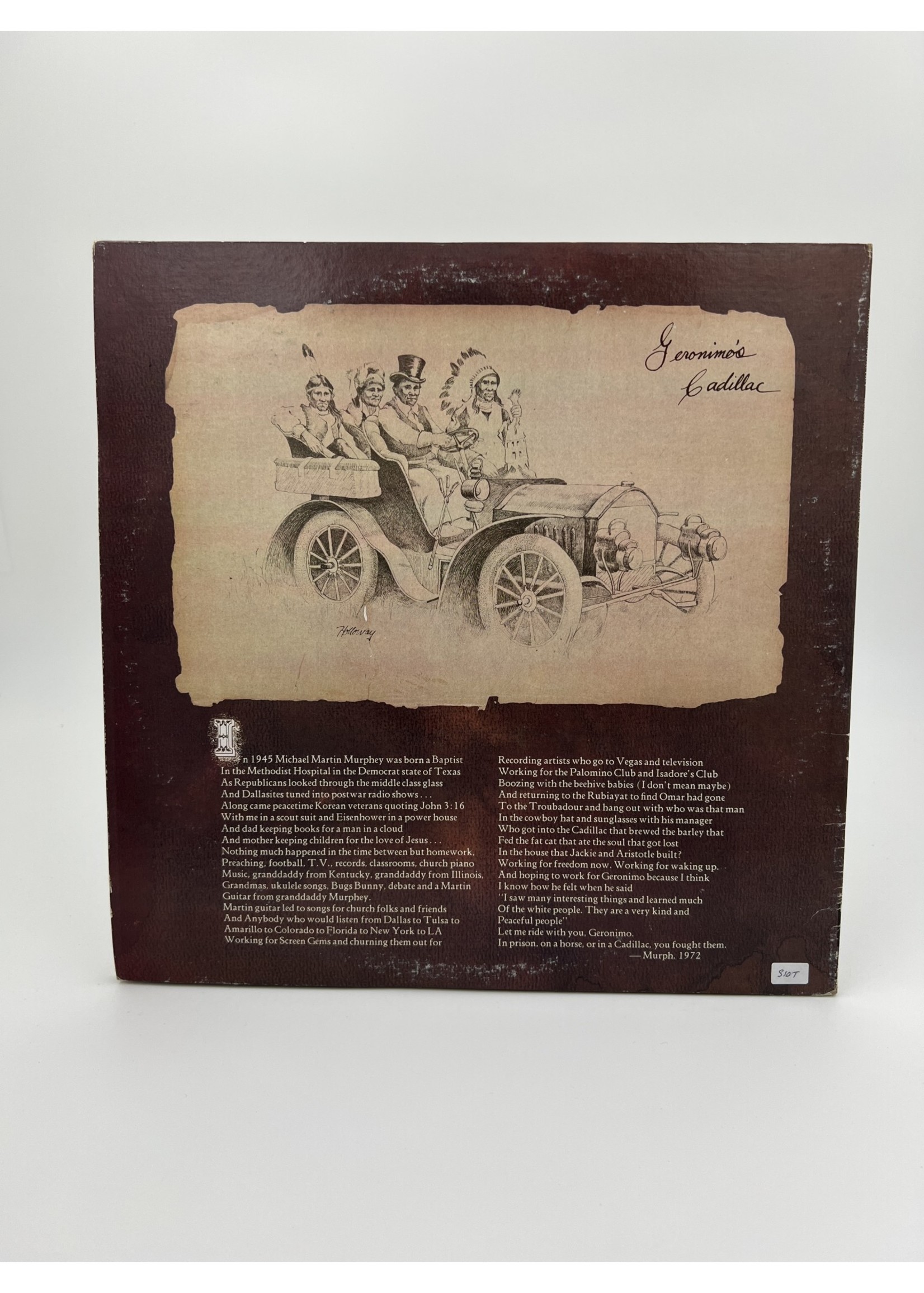 LP Michael Murphey Geronimos Cadillac LP RECORD