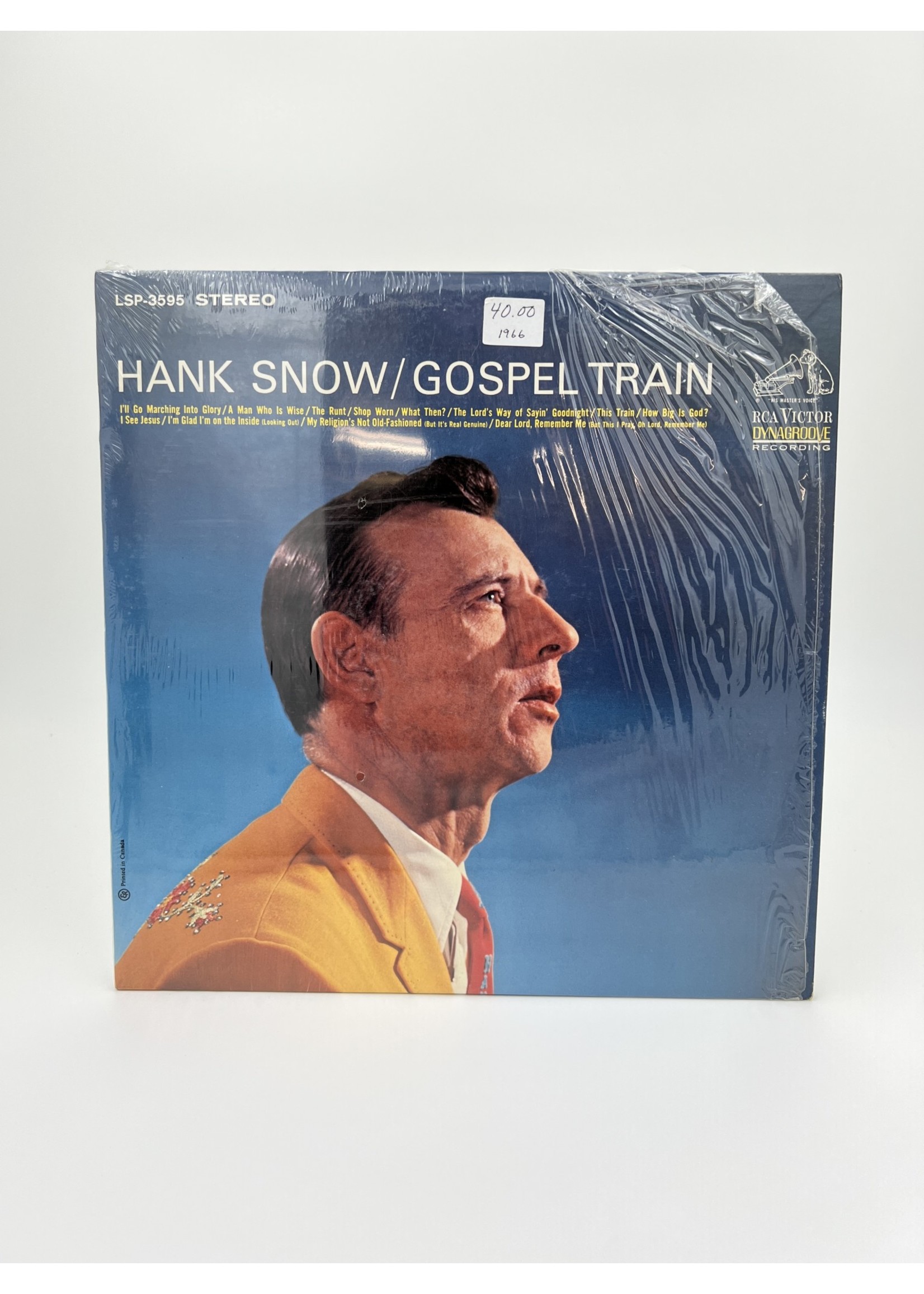 LP Hank Snow Gospel Train LP RECORD