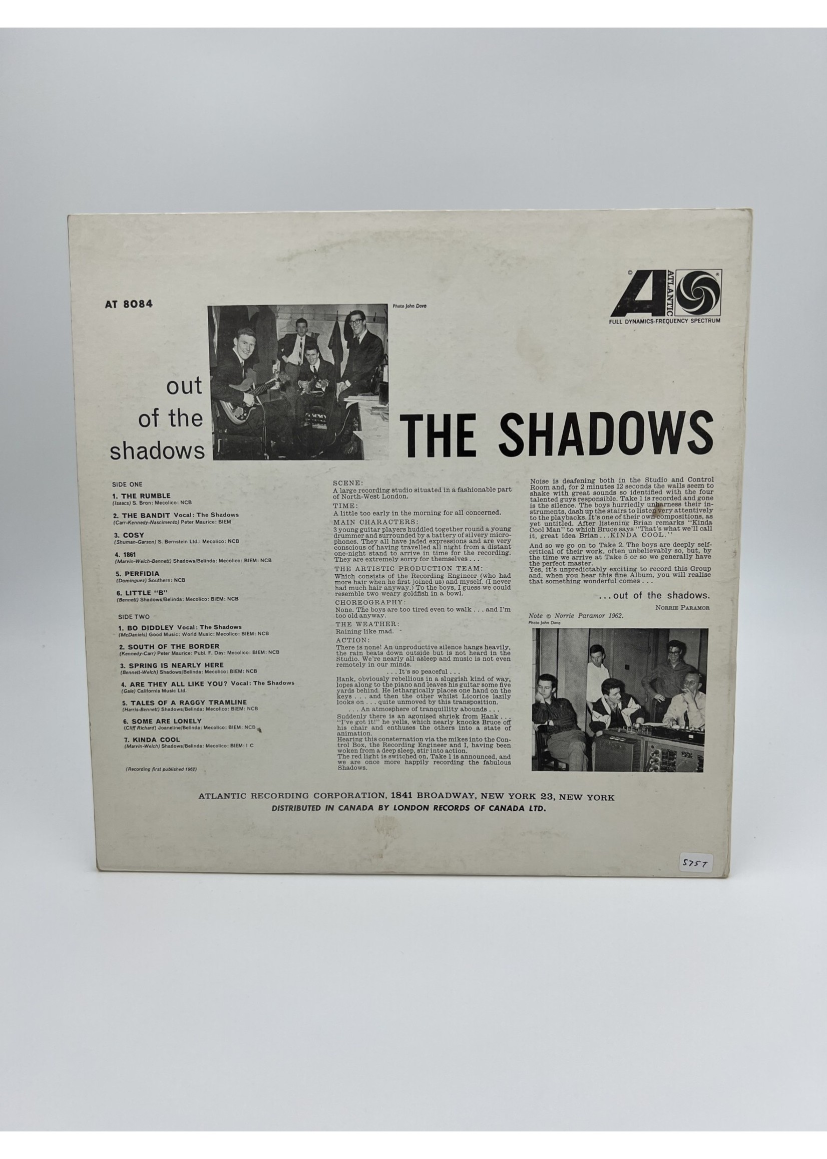 LP The Shadows Out Of The Shadows LP RECORD