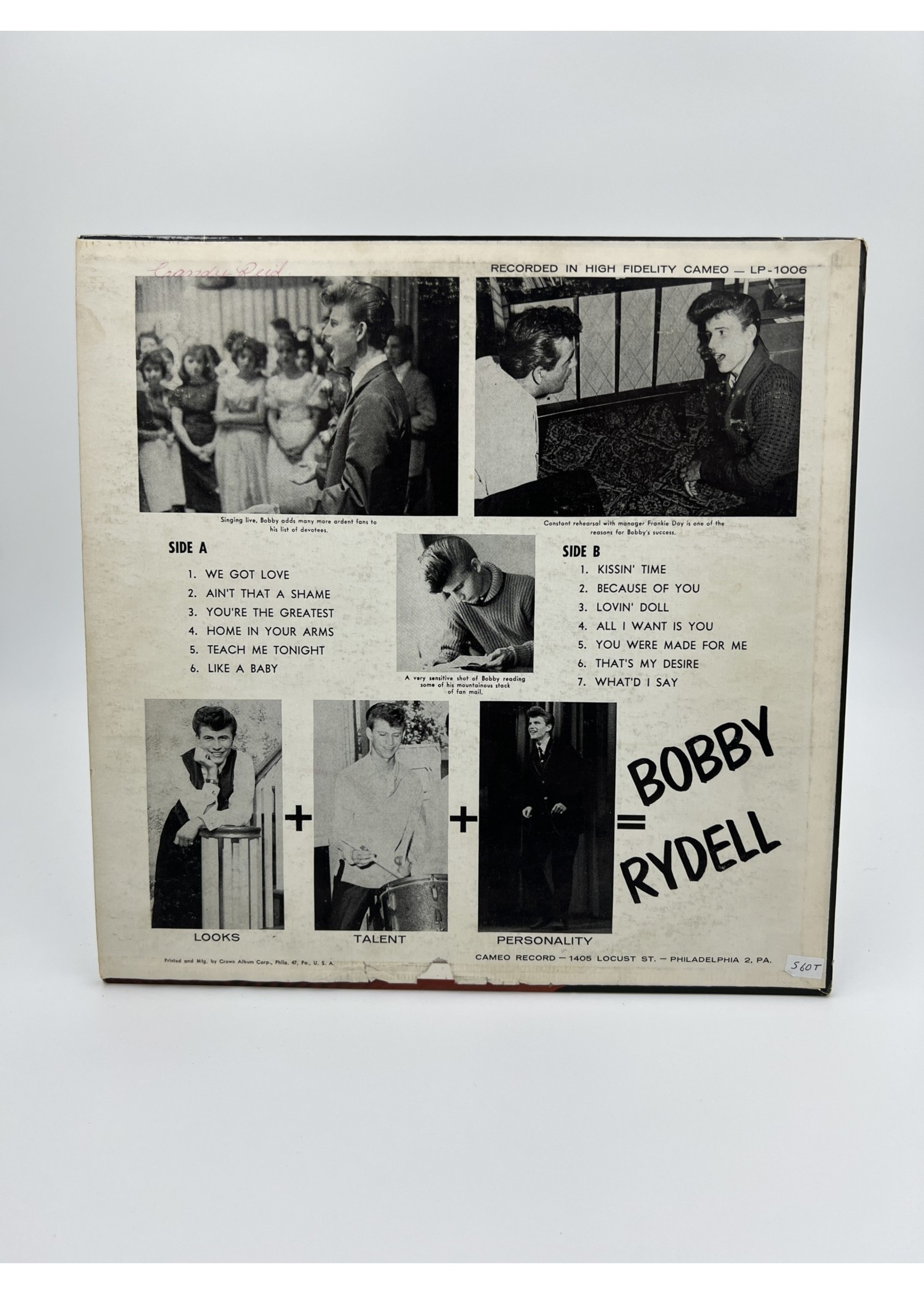 LP Bobby Rydell We Got Love LP RECORD
