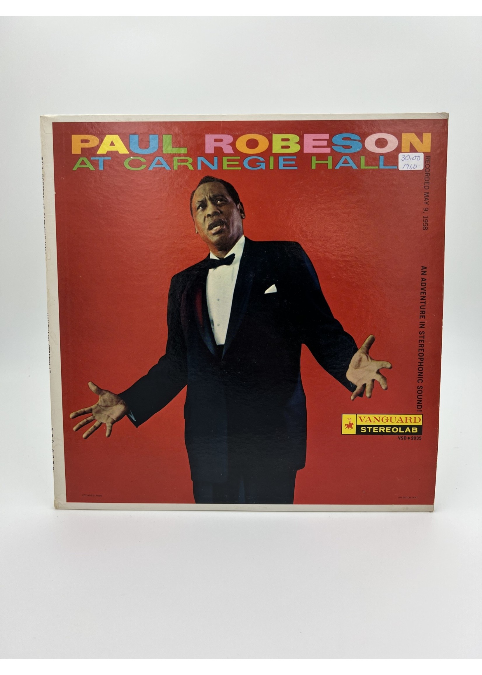 LP Paul Robeson At Carnegie Hall LP RECORD