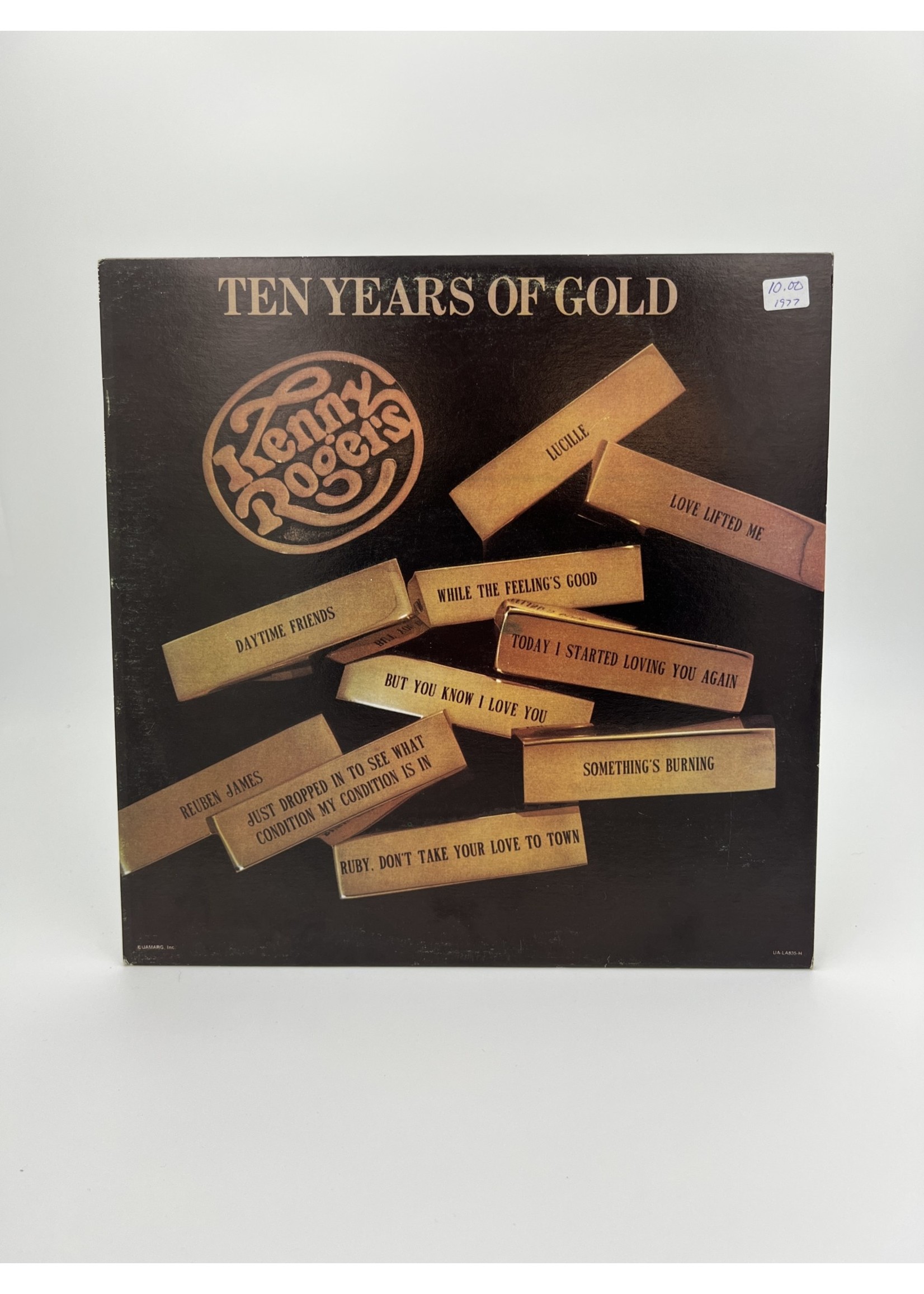LP Kenny Rogers 10 Years Of Gold LP RECORD