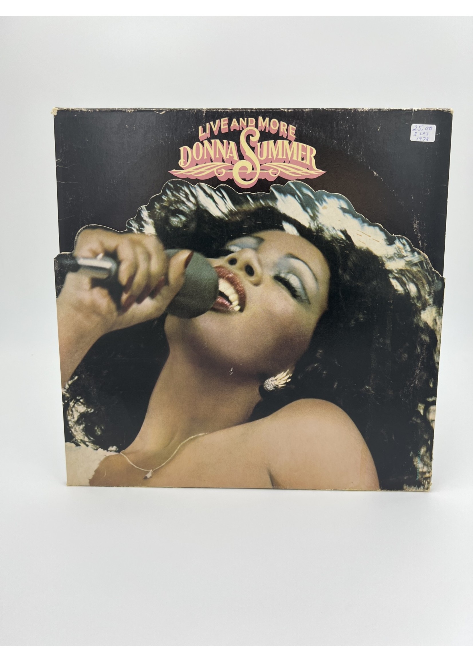 LP Donna Summer Live And More LP 2 RECORD