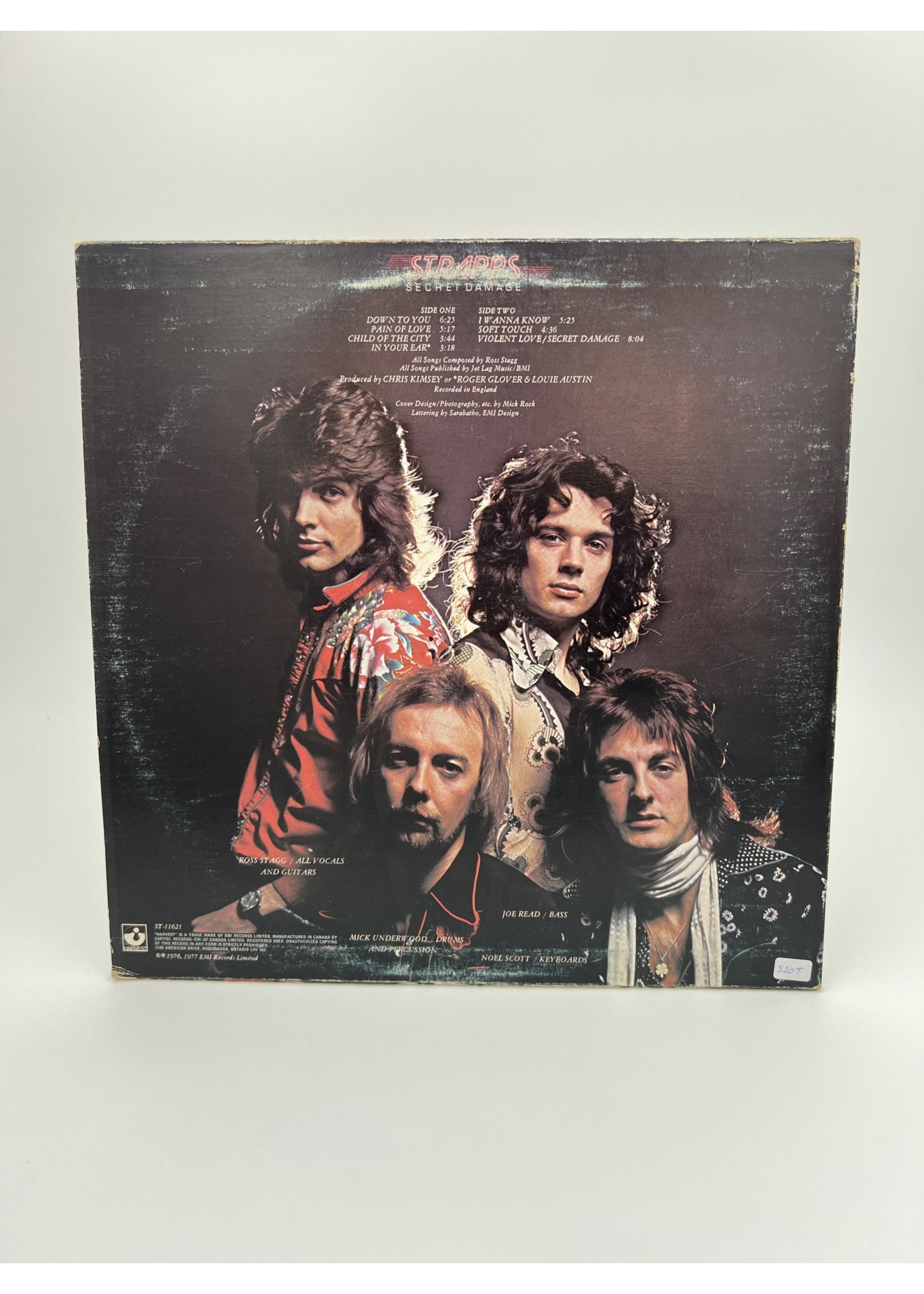 LP Strapps Secret Damage LP RECORD