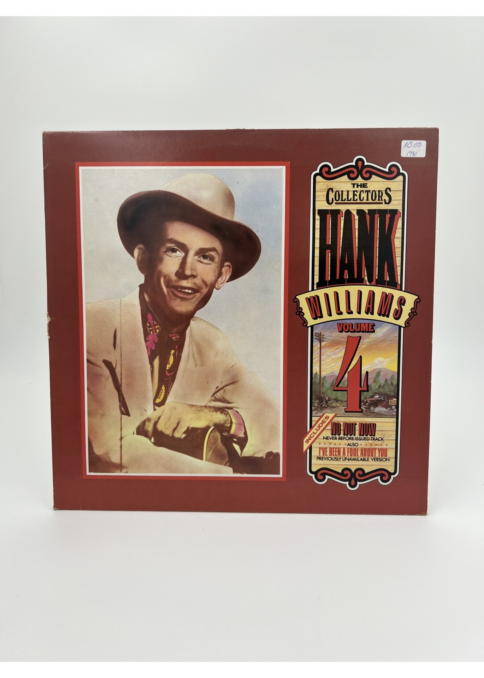 LP Hank Williams Volume 4 The Collectors LP RECORD