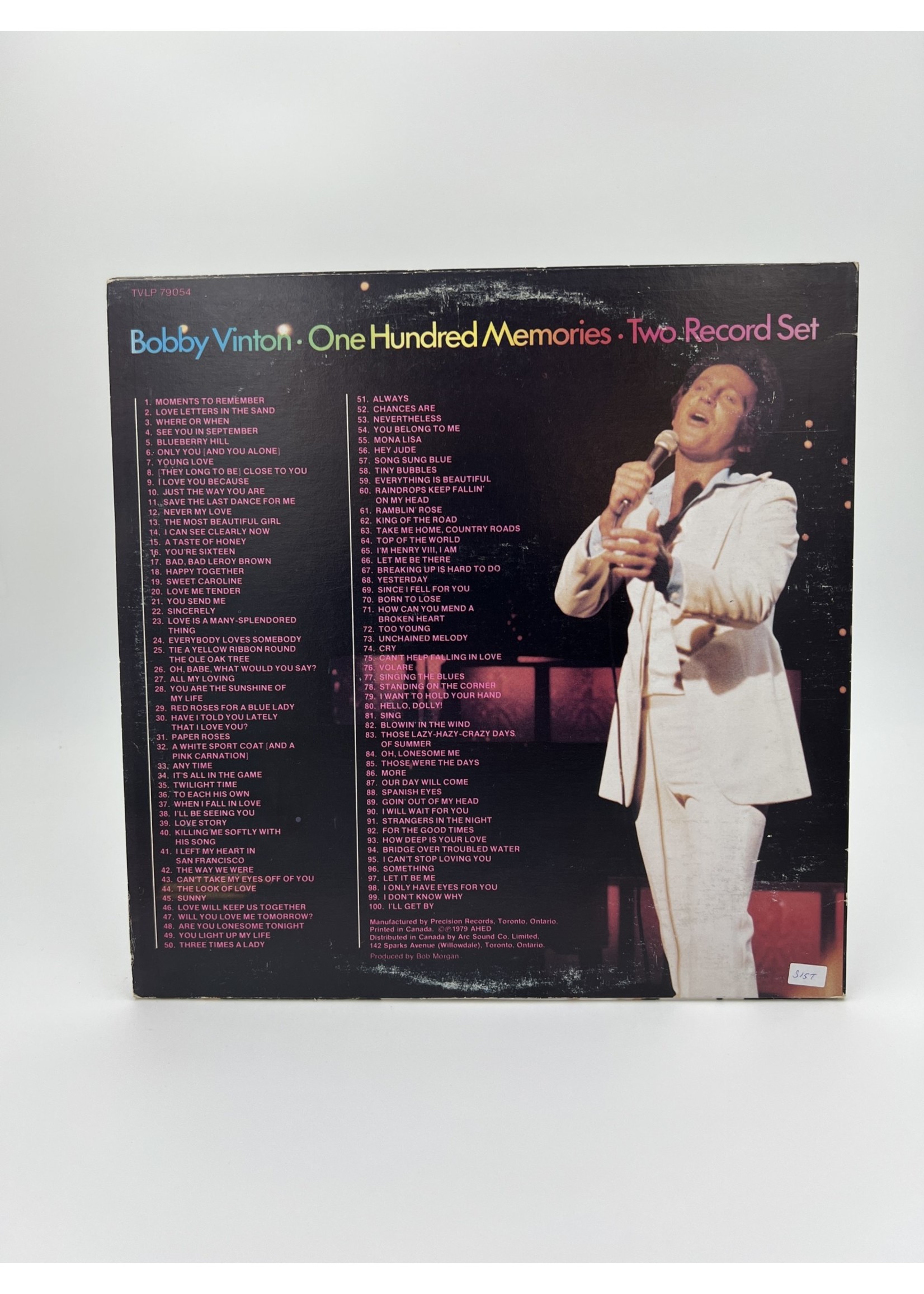 LP Bobby Vinton 100 Memories LP 2 RECORD