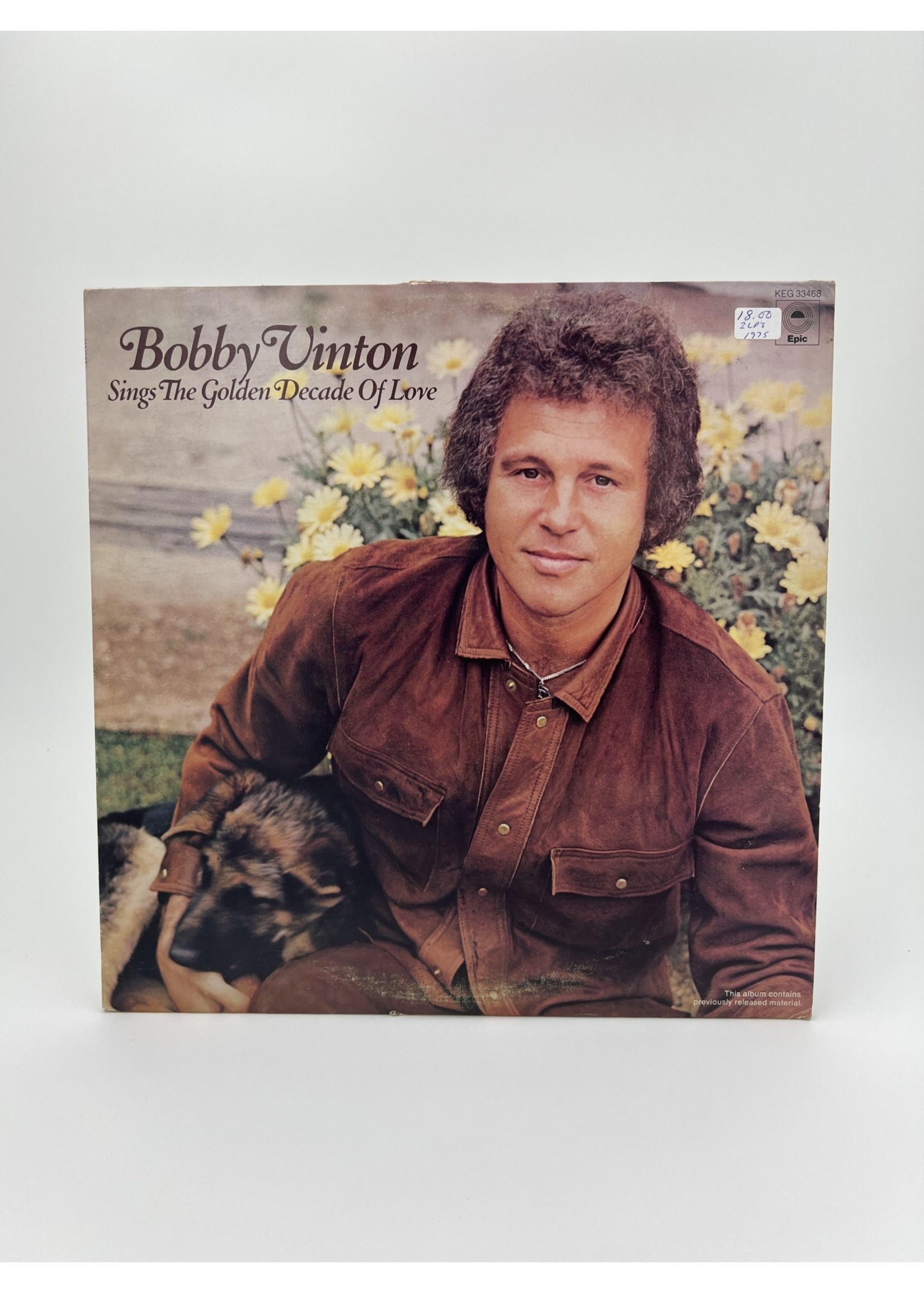 LP Bobby Vinton Sings The Golden Decade Of Love LP 2 RECORD