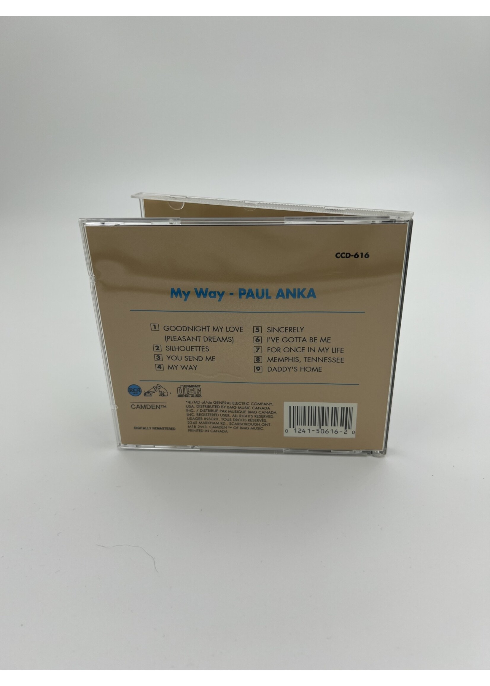 CD Paul Anka My Way CD
