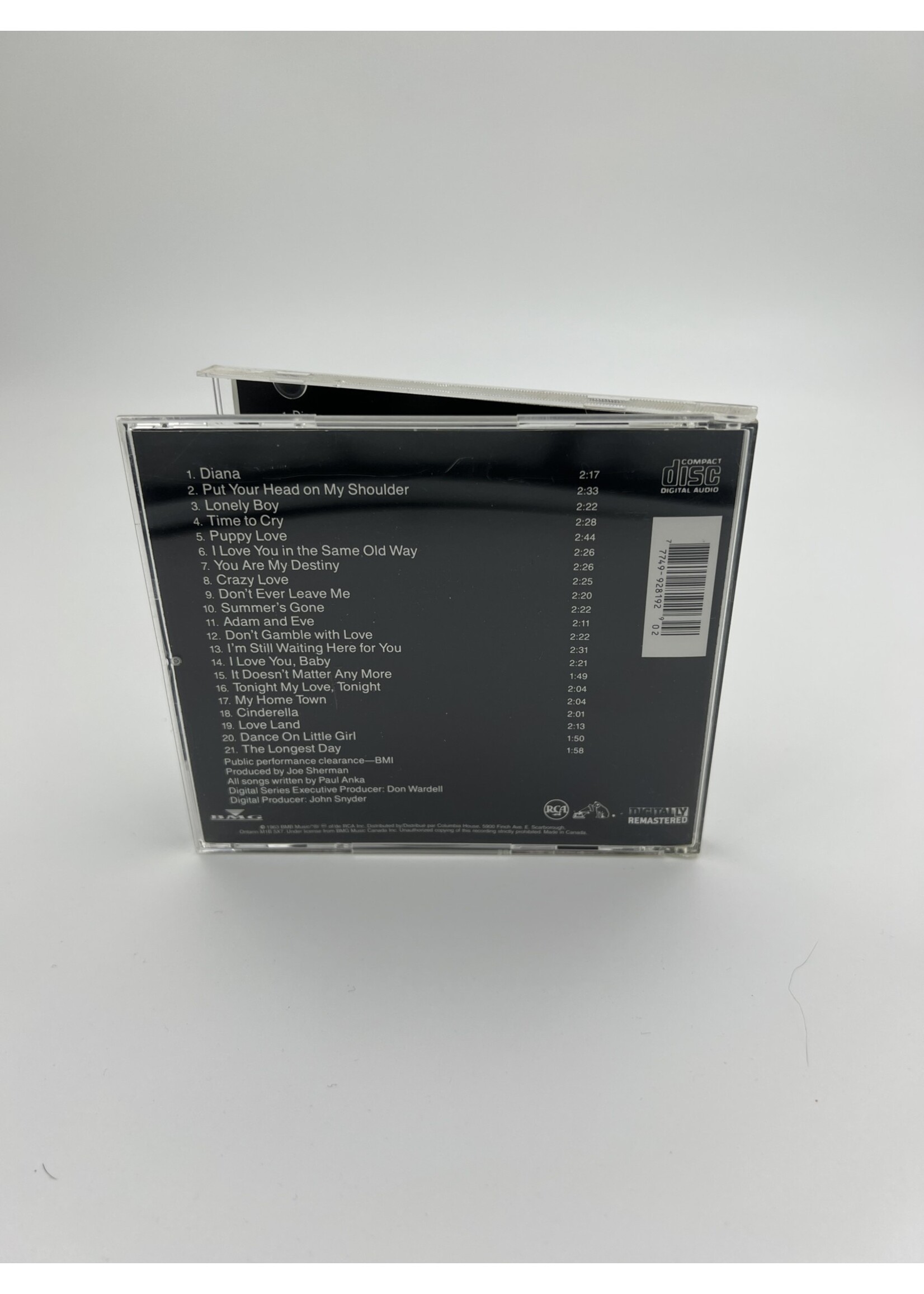 CD Paul Anka 21 Golden Hits CD
