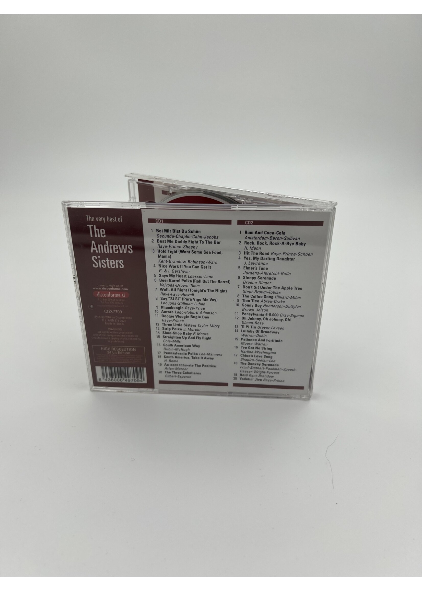 CD The Very Best Of The Andrews Sisters 2 CD