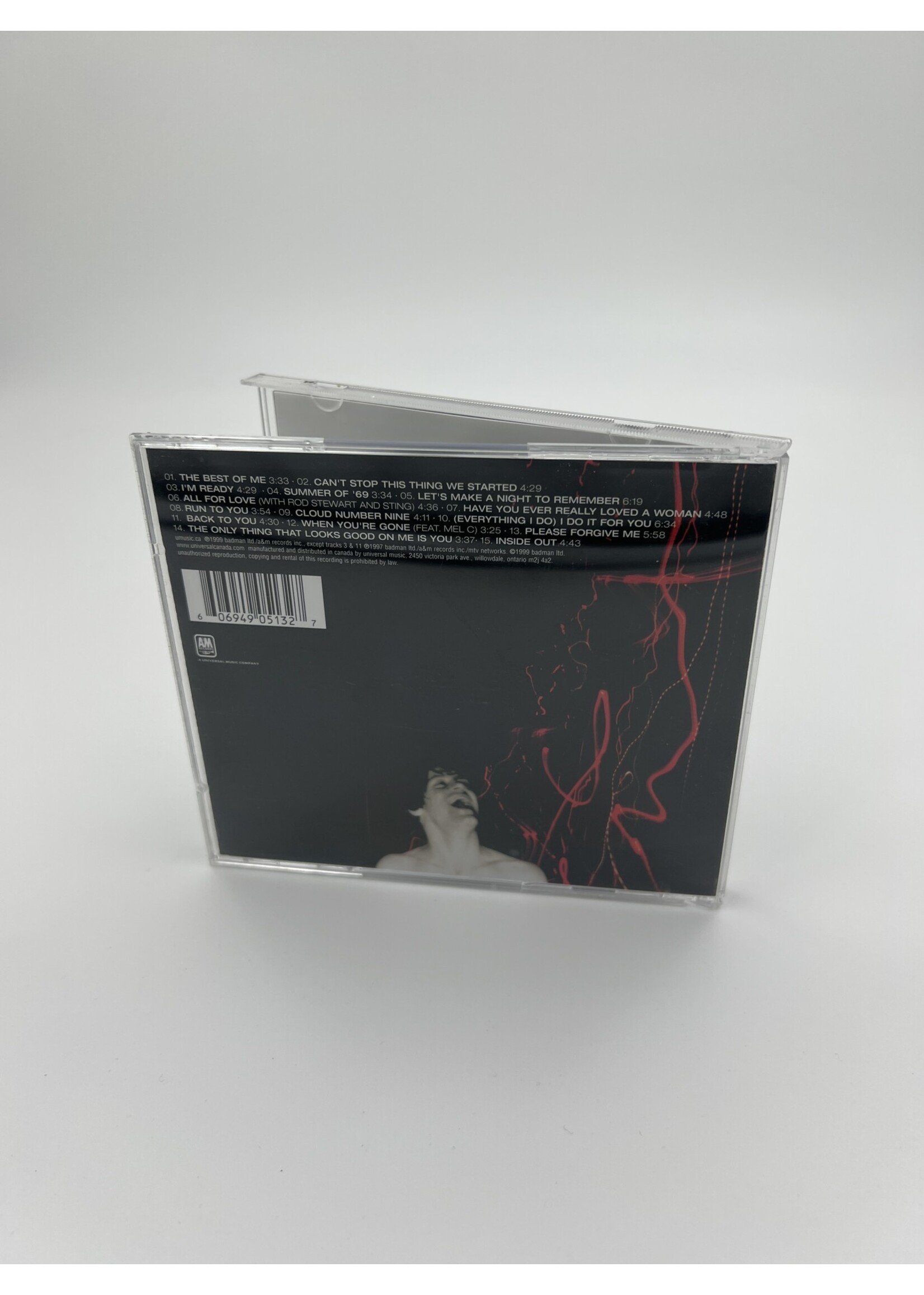 CD Bryan Adams The Best Of Me CD