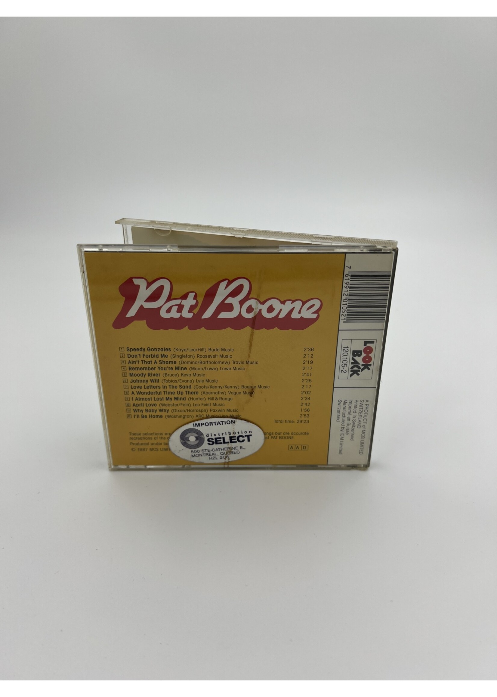CD Pat Boone Greatest Hits CD
