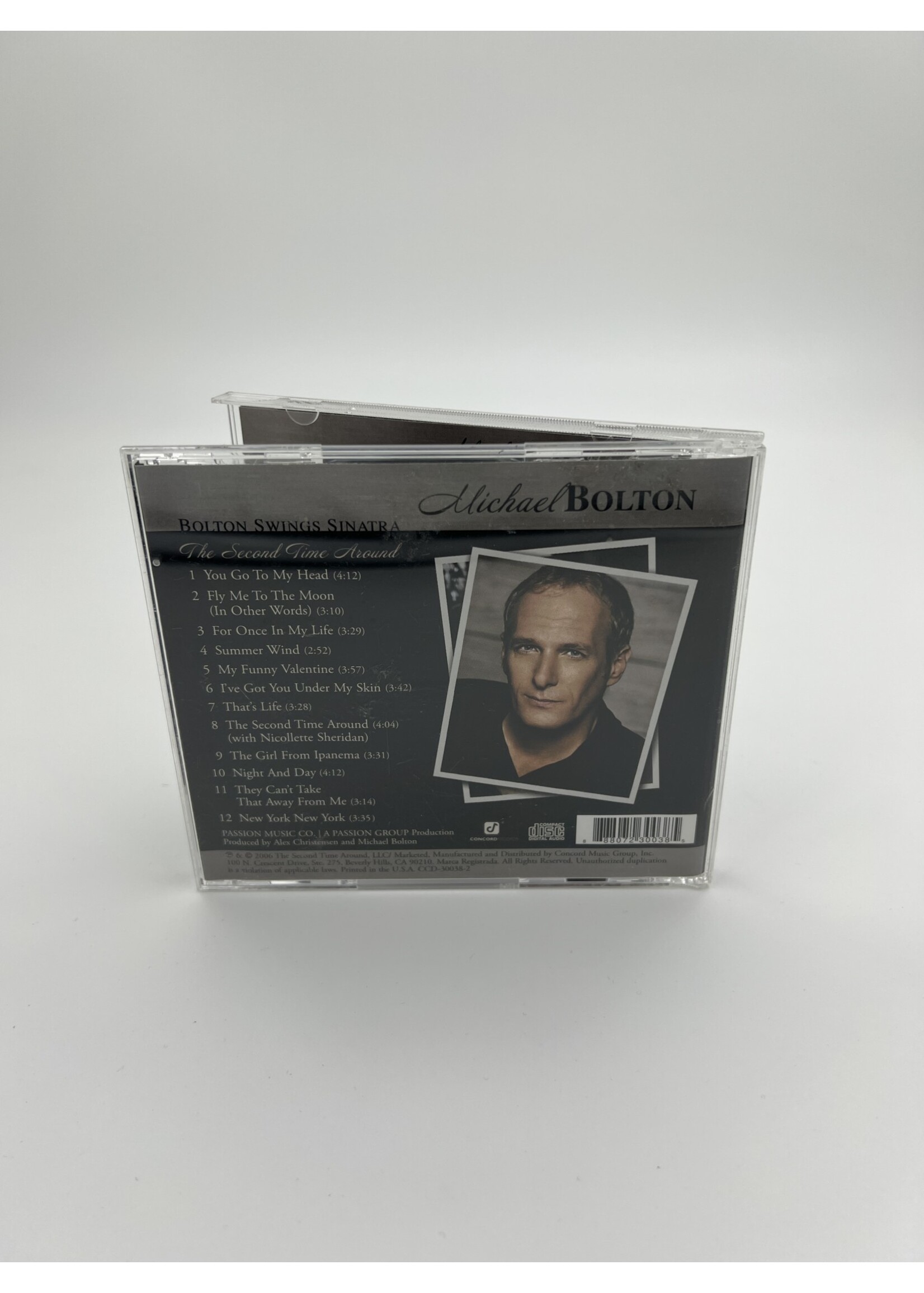 CD Michael Bolton Bolton Swings Sinatra The Second Time Around CD