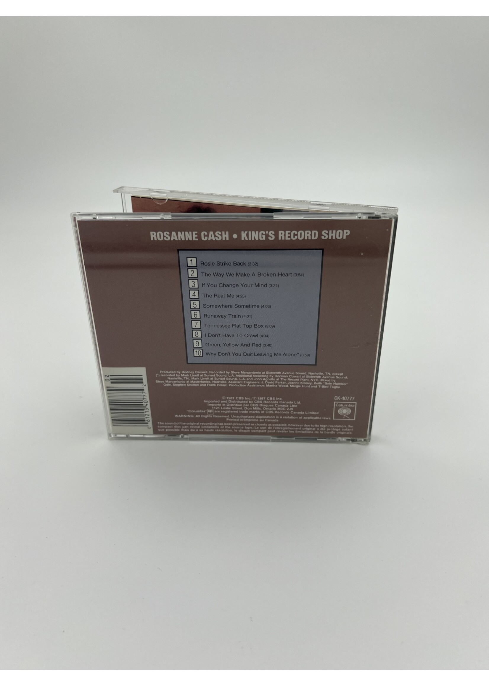 CD Rosanne Cash Kings Record Shop CD