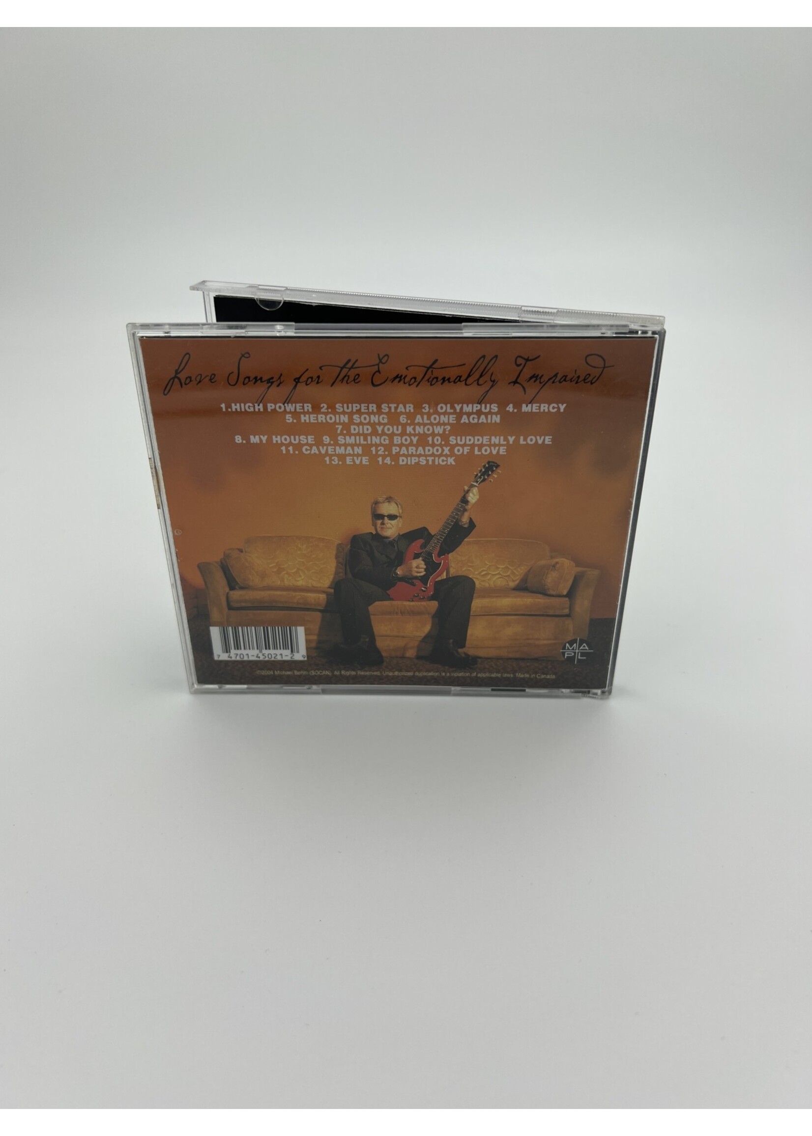 CD Michael Behm Love Songs For The Emotionally Impaired CD