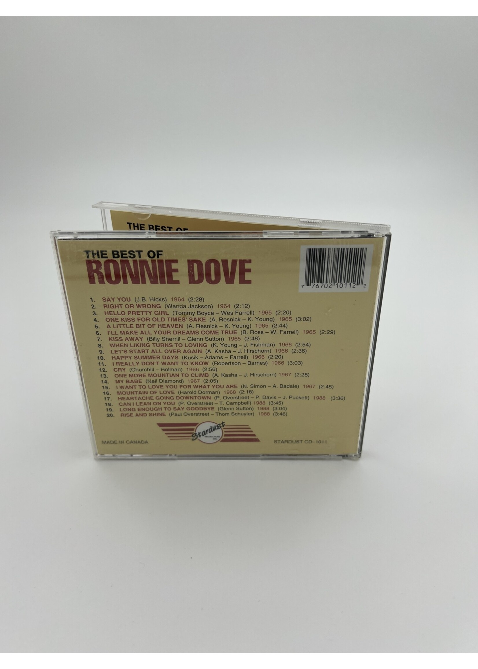CD The Best Of Ronnie Dove CD