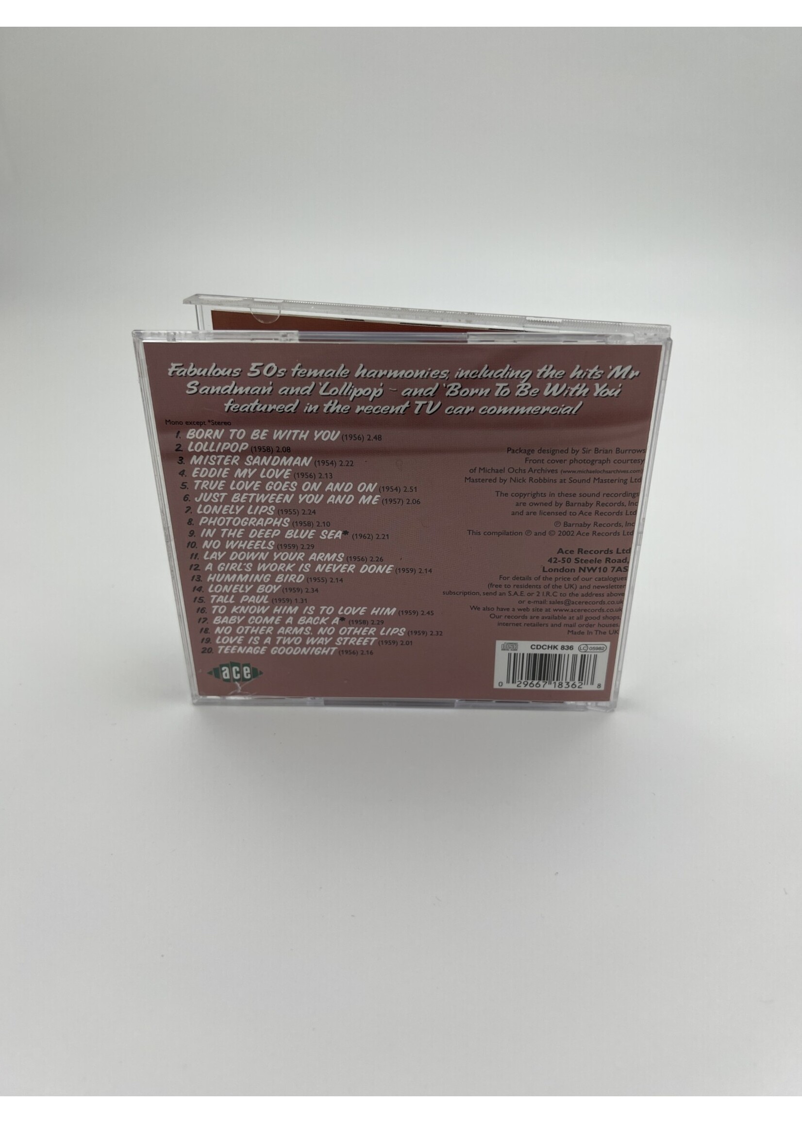 CD The Chordettes Born To Be With You CD